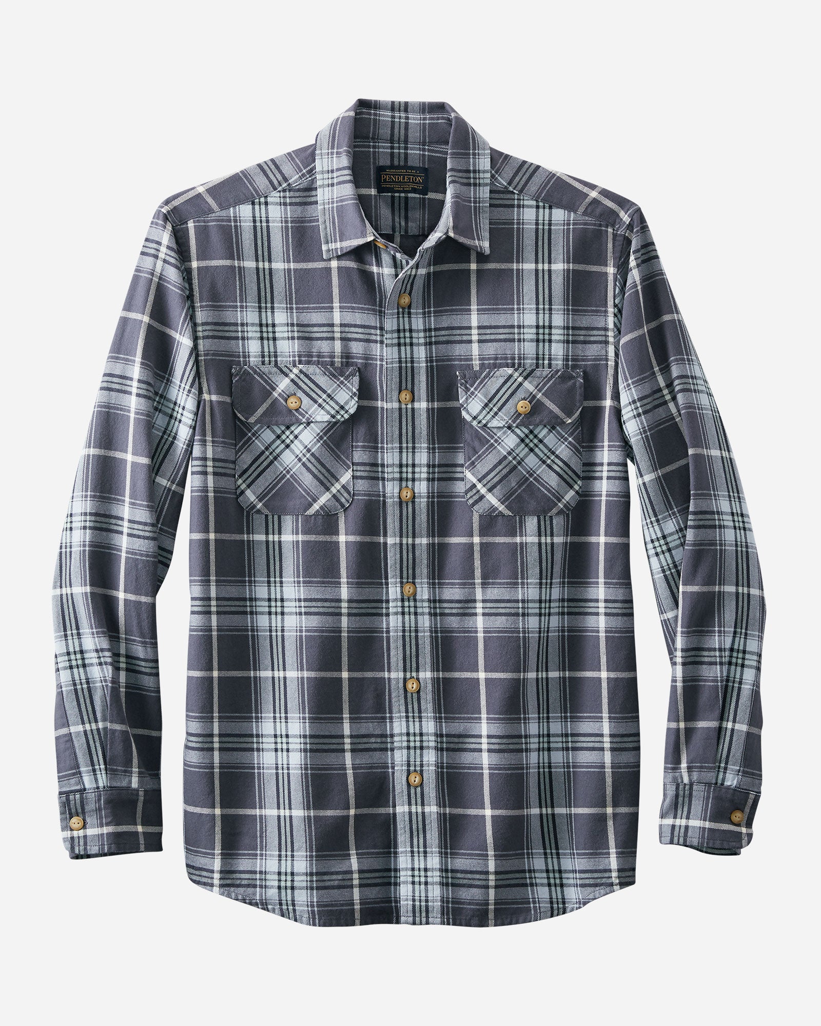 Chemise Beach Shack - Plaid Indigo/Bleu/Jade