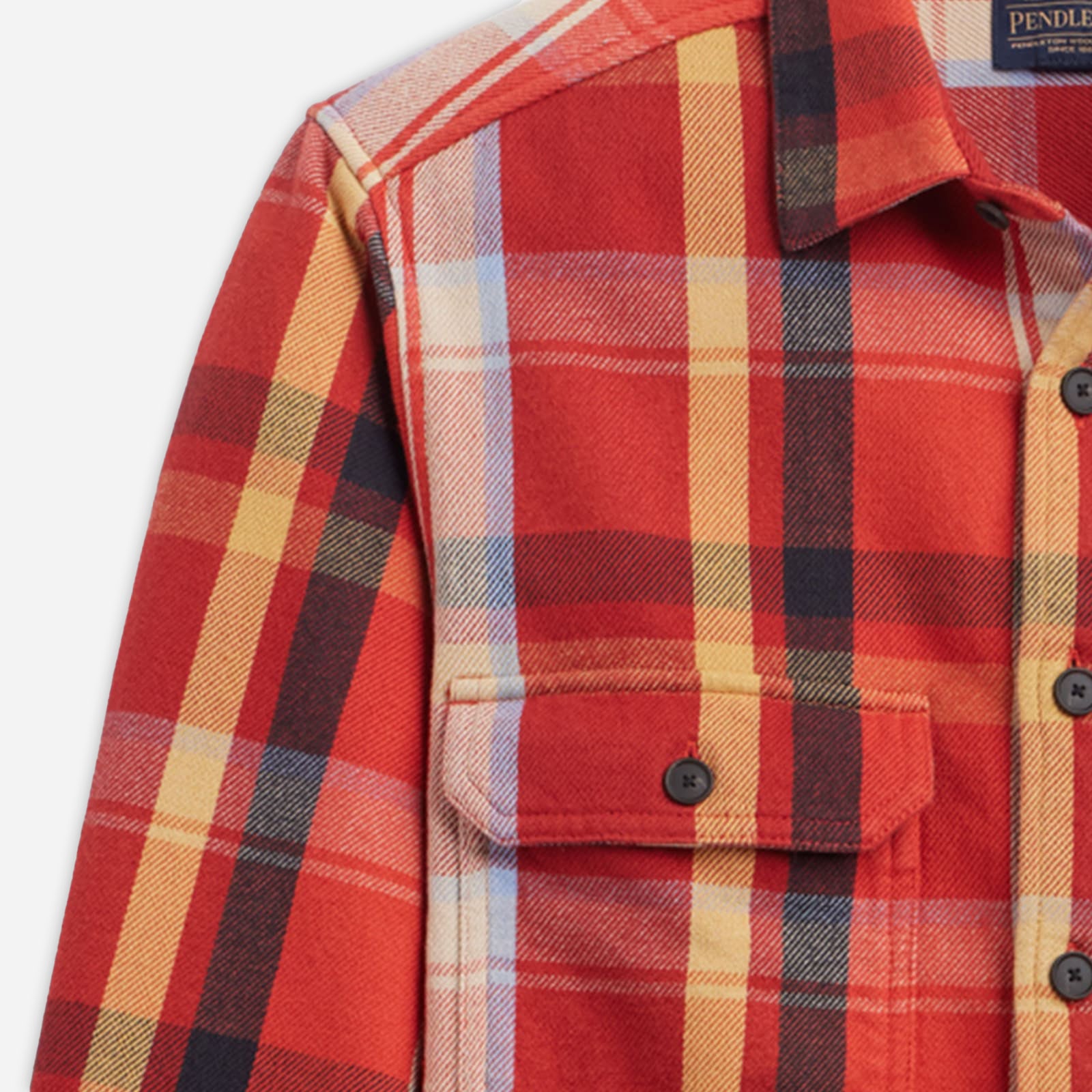 Arcadia Flannel Shirt -  Red Multi Plaid