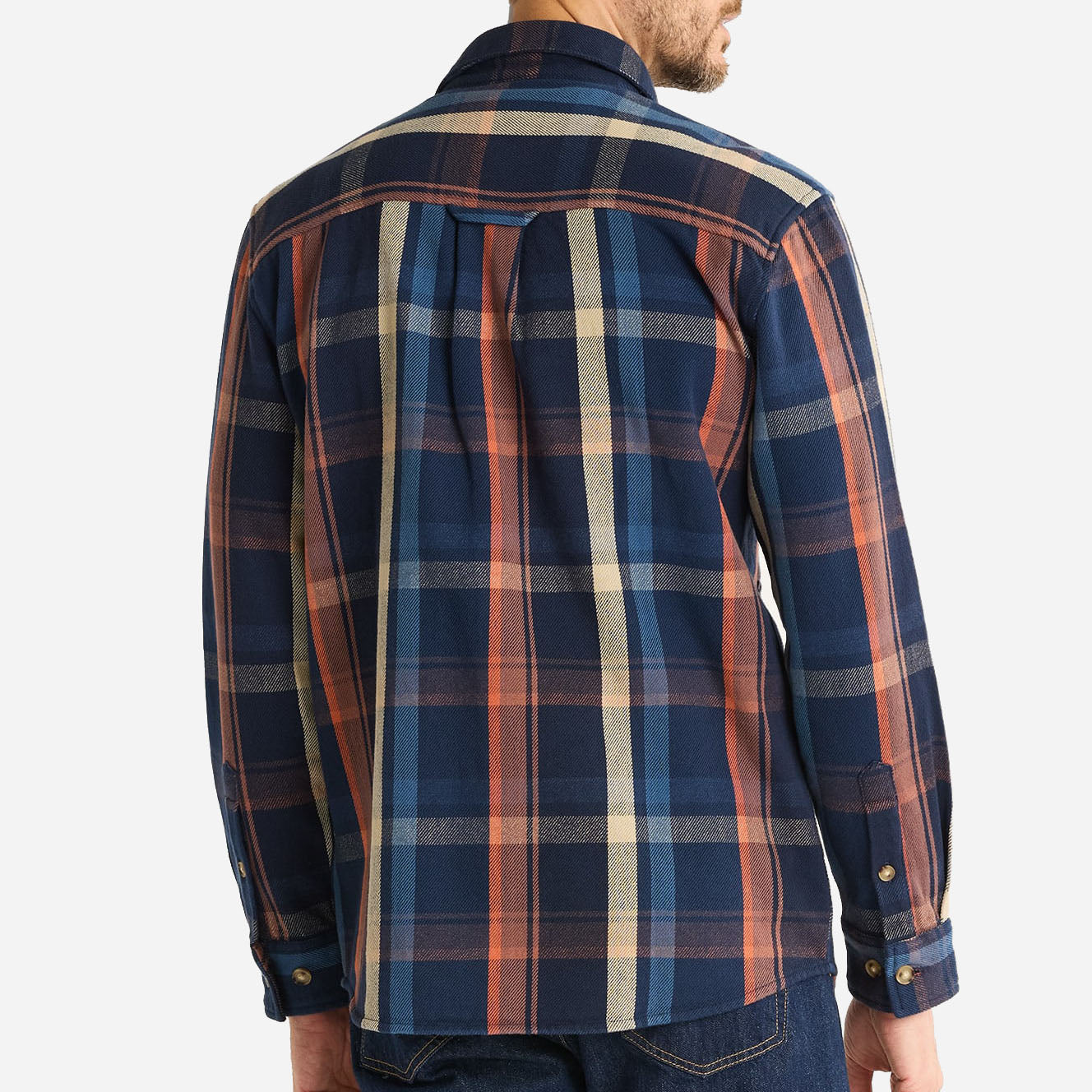 Arcadia Flannel Shirt - Navy Multi Plaid