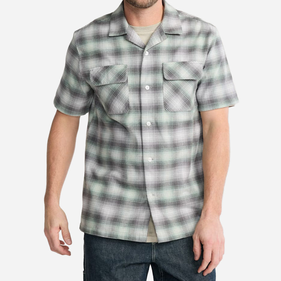 Baja Board Shirt - Charcoal/Grey Plaid