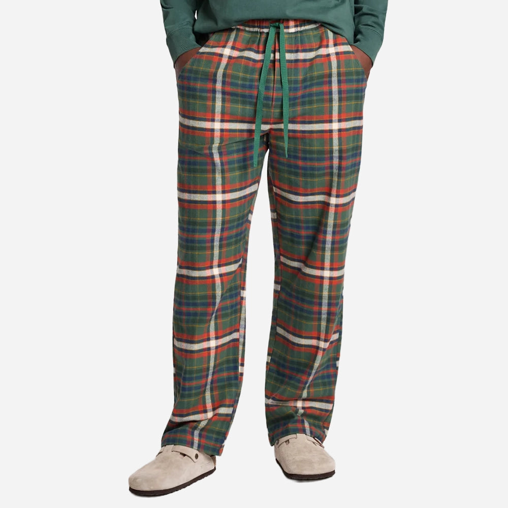 PJ Pant - Green Multi Plaid