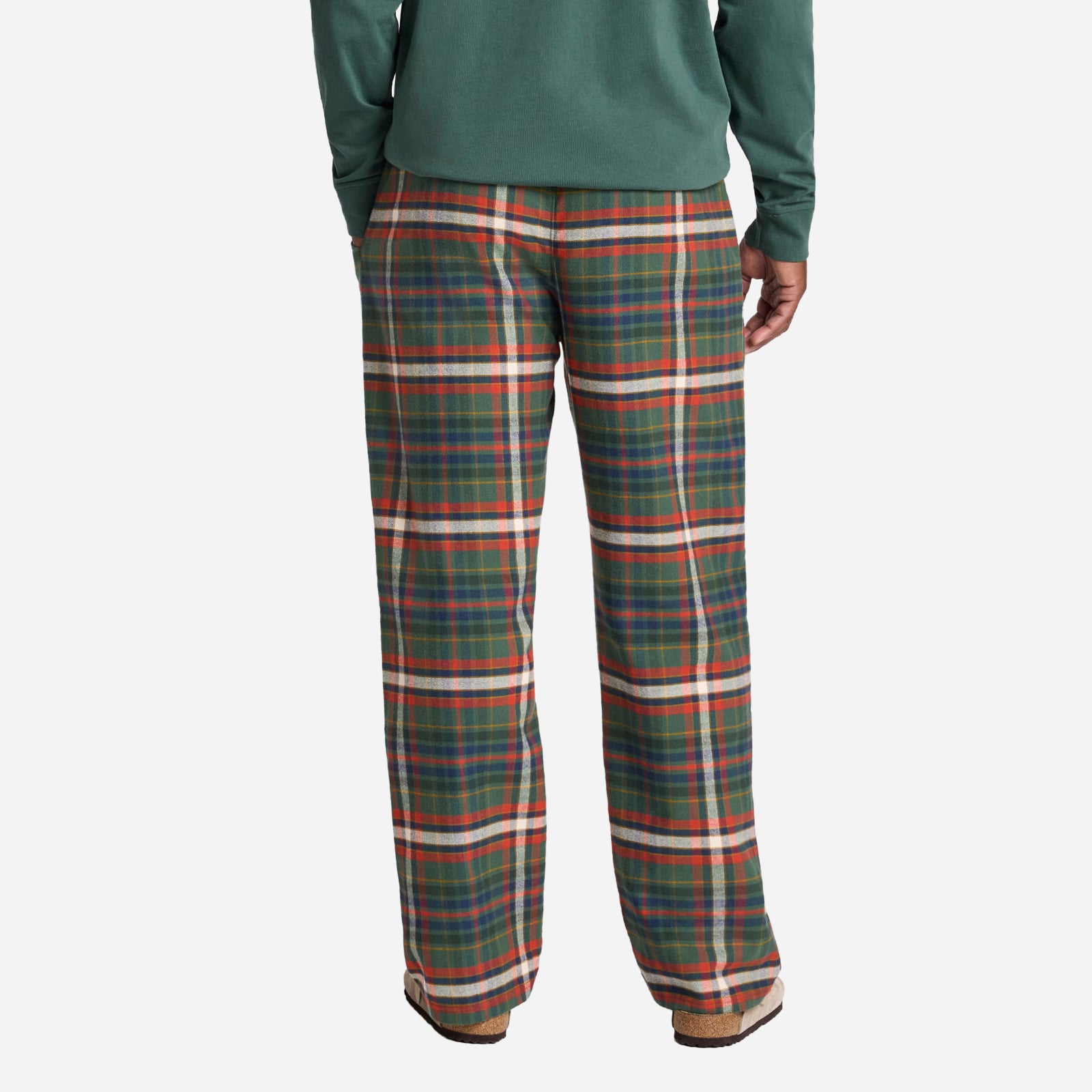 PJ Pant - Green Multi Plaid
