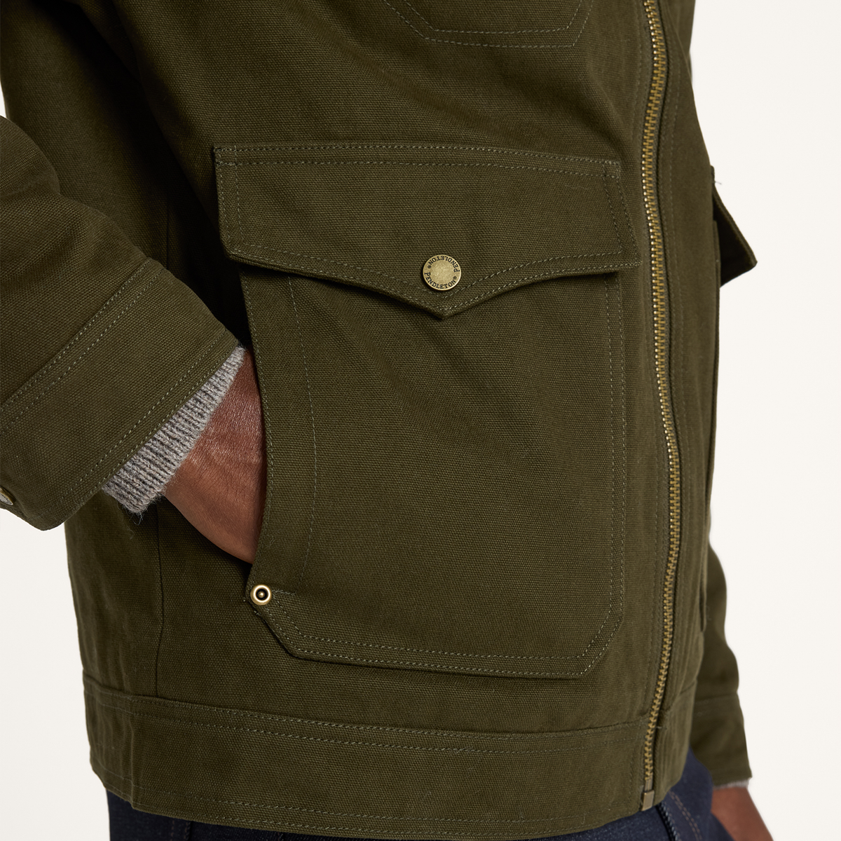 Carson City Ranch Jacket - Dark Olive