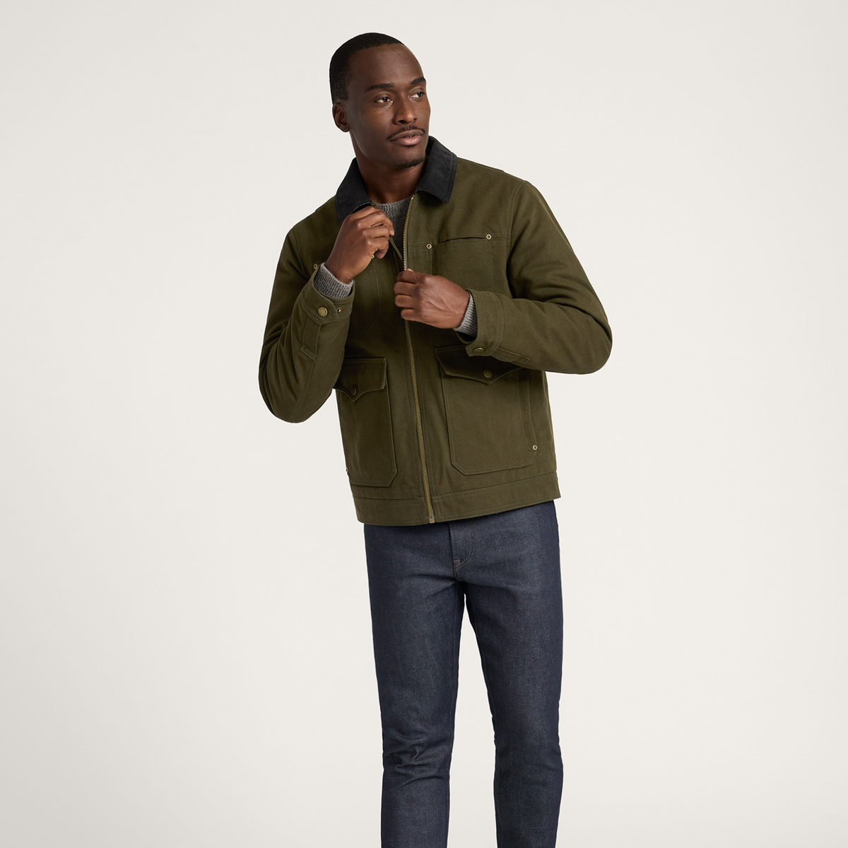 Carson City Ranch Jacket - Dark Olive