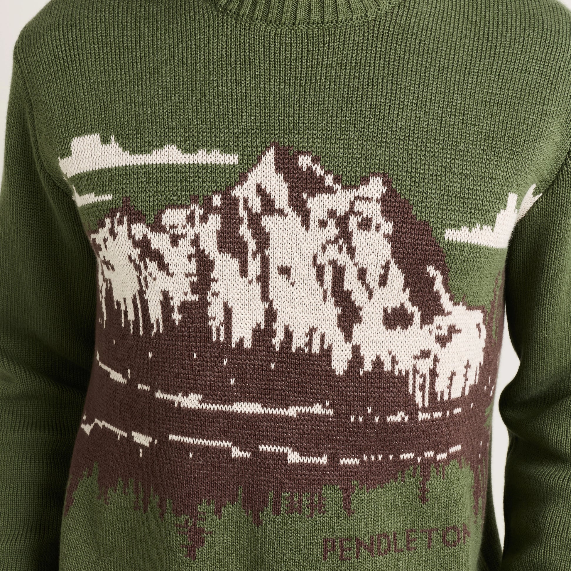 Lake Crew Sweater - Green