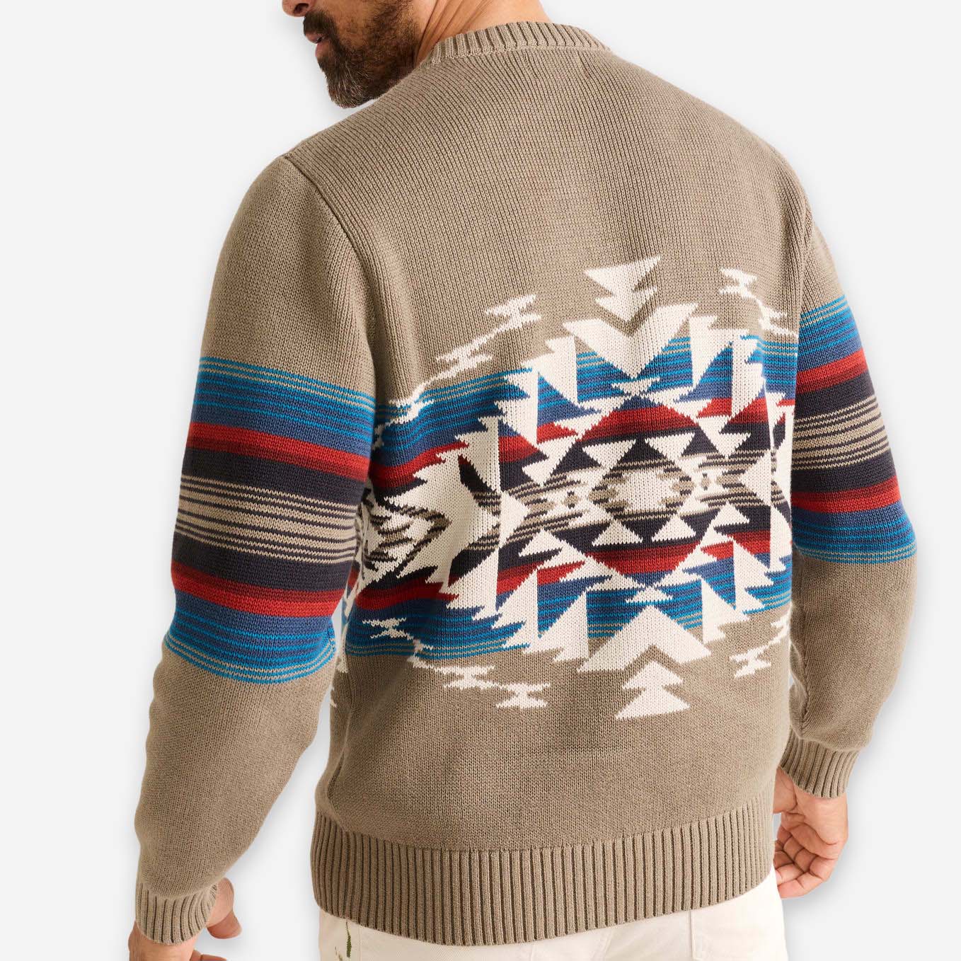 Bridge Creek Crew Sweater - Stone