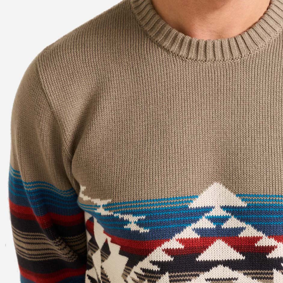 Bridge Creek Crew Sweater - Stone