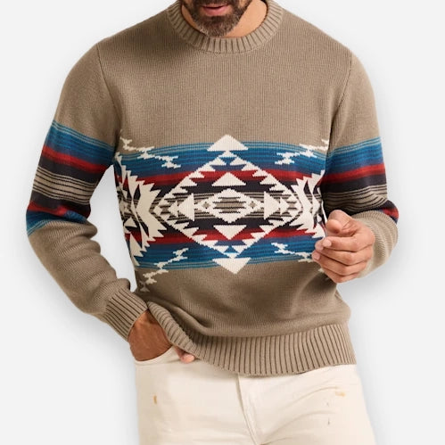Bridge Creek Crew Sweater - Stone