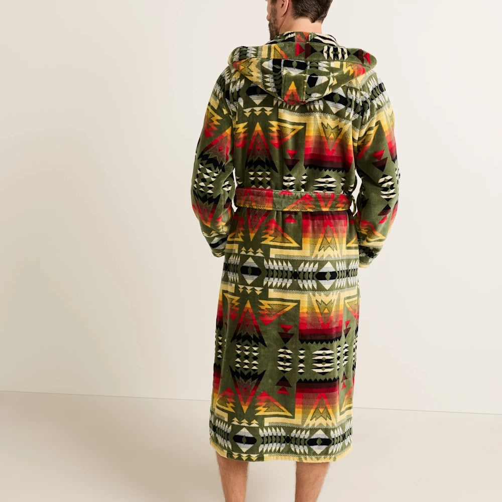 Men's Bath Robe - Ponderosa Green