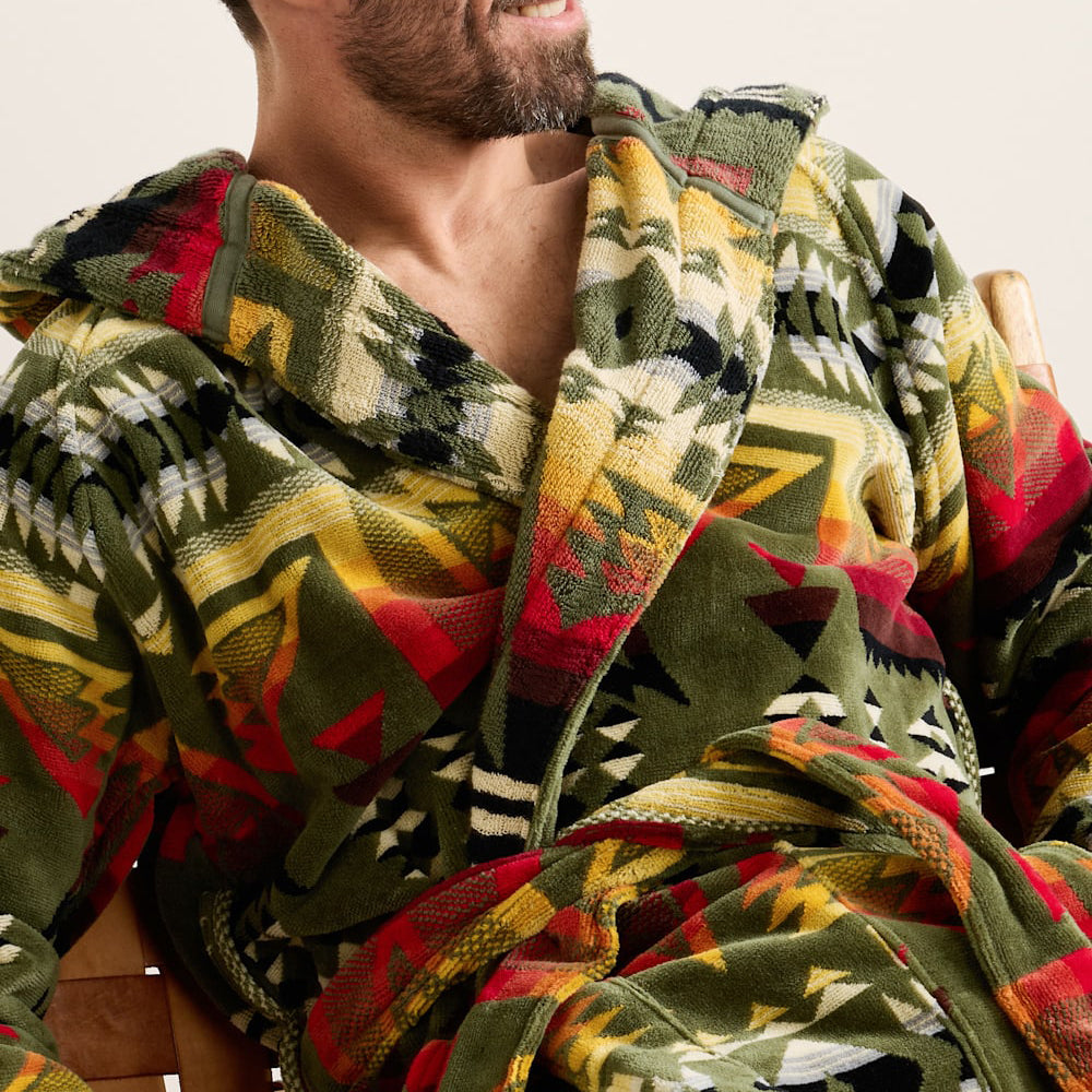 Men's Bath Robe - Ponderosa Green