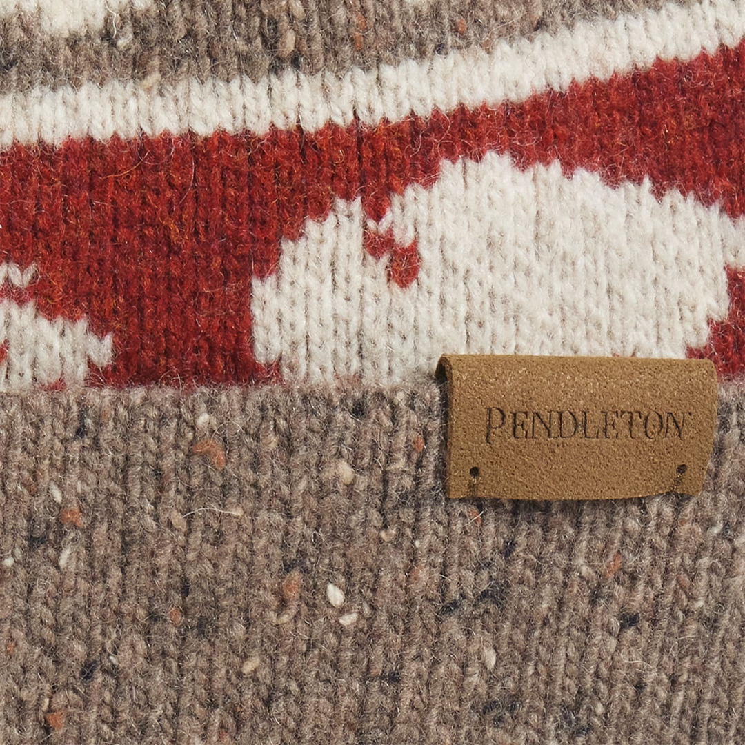 Lambswool Beanie - Bison Brown