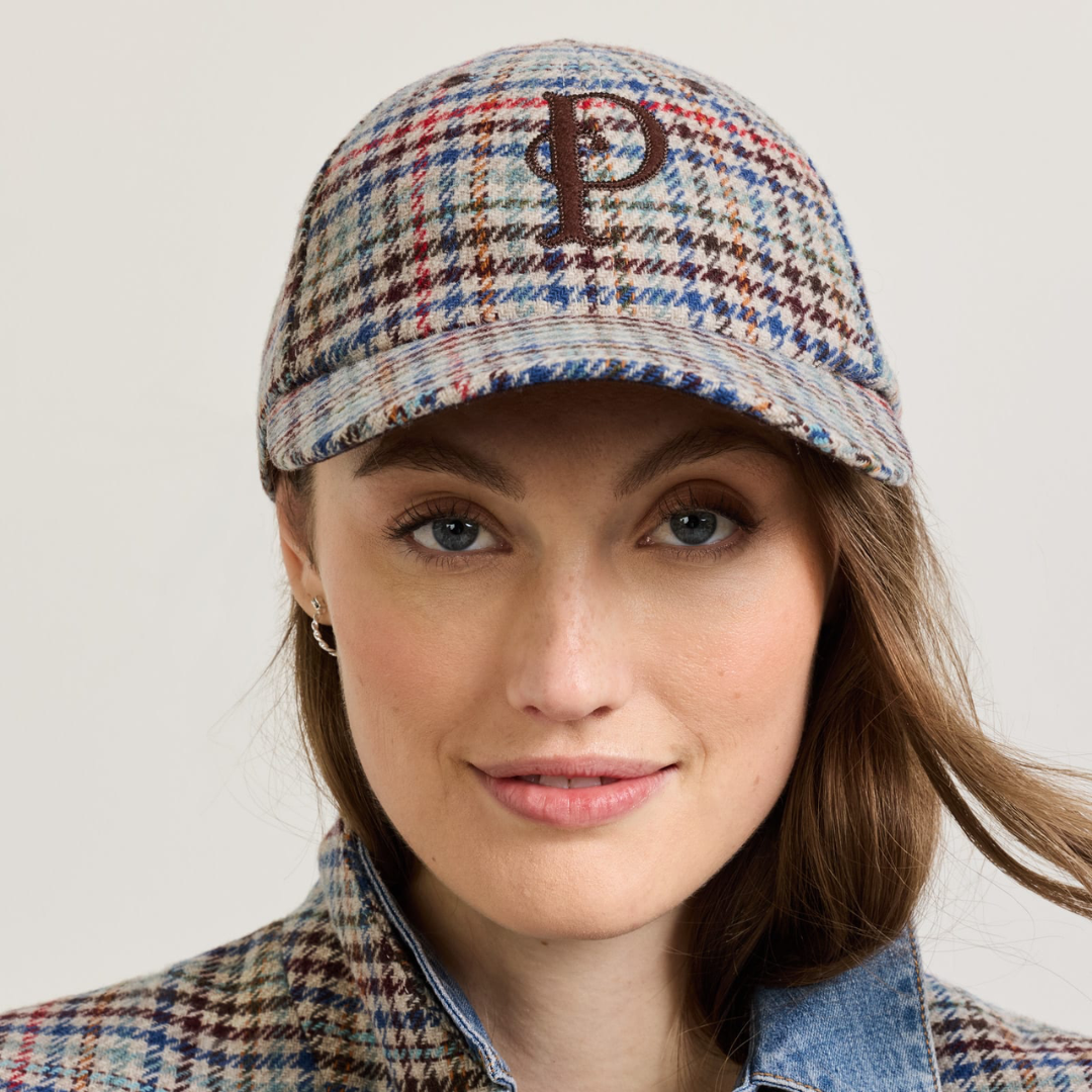 Heritage Wool Hat - Camel Brights Check