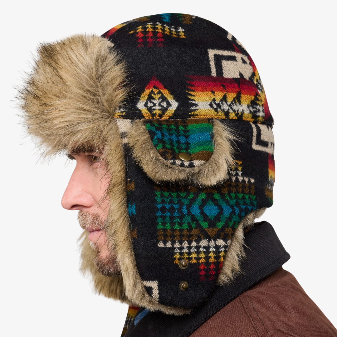 Trapper Hat - Chief Joseph Black