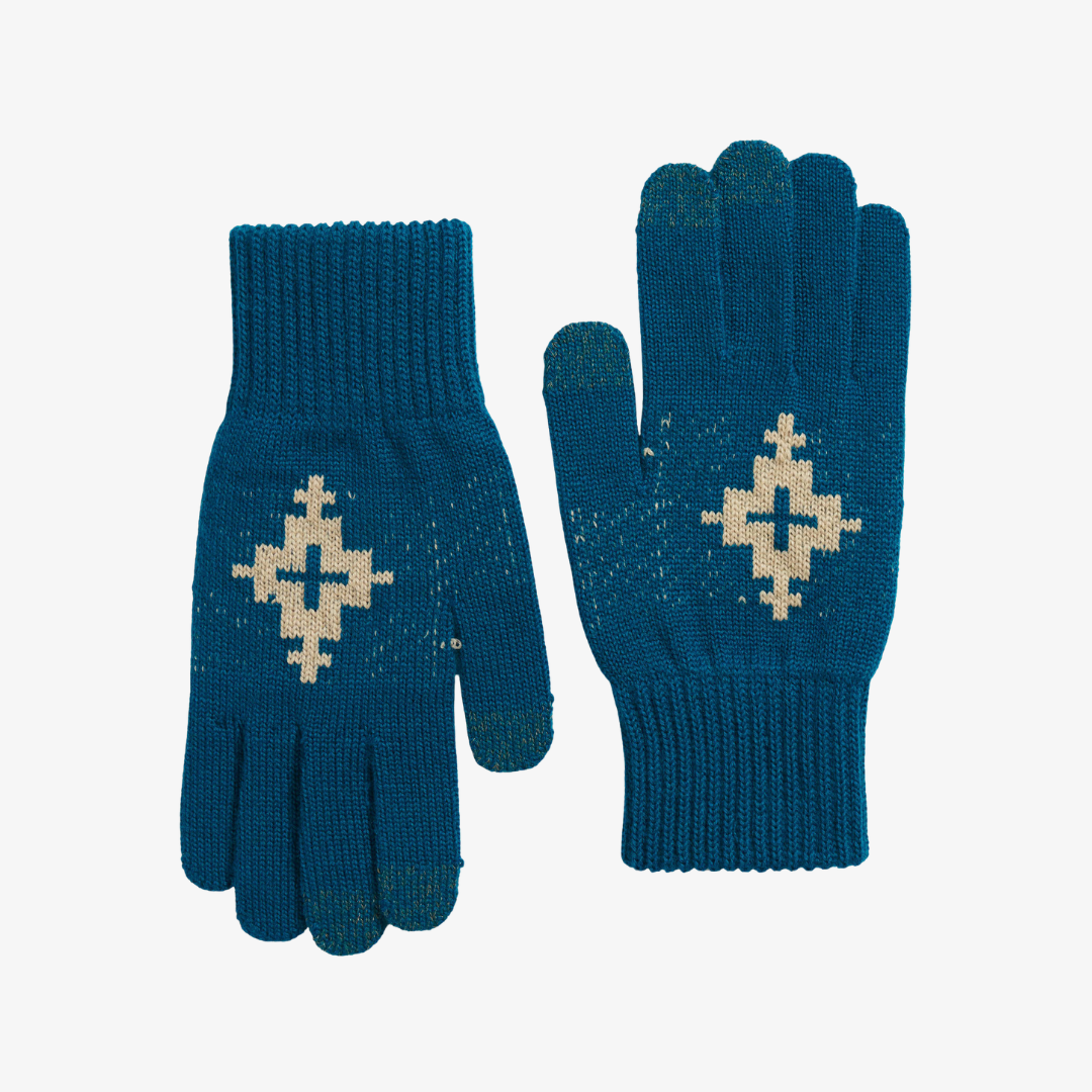 Merino Texting Glove - Shiprock Teal