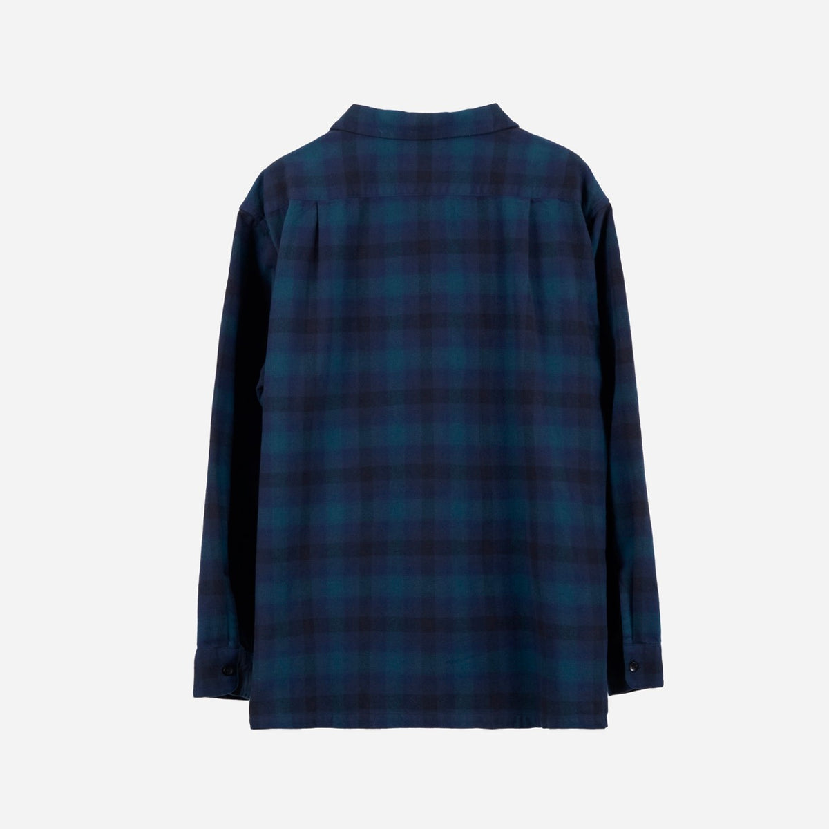 Made For Japan Open Collar Shirt - Blue/Black