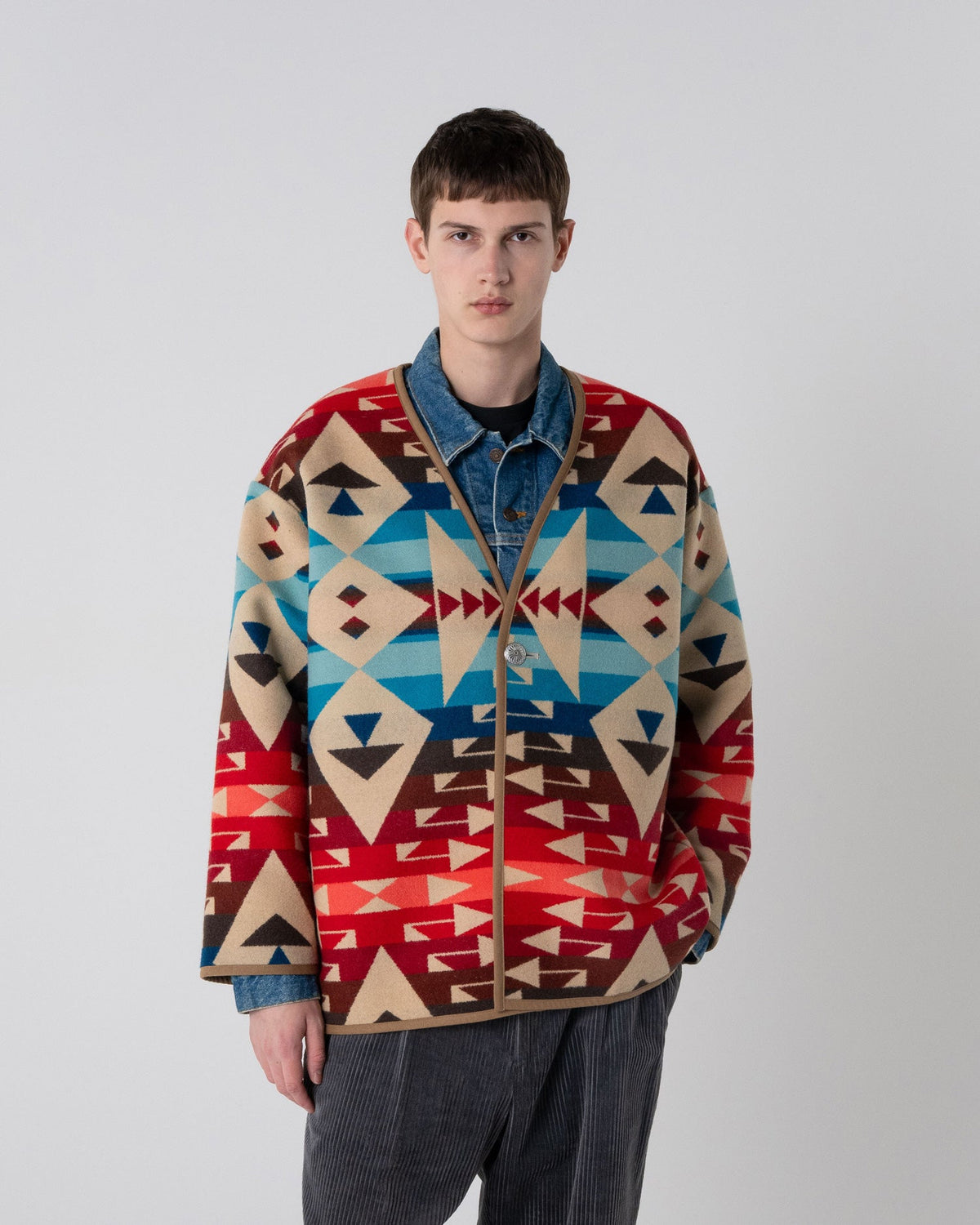 Made for Japan No Collar Jacket - Big Thunder