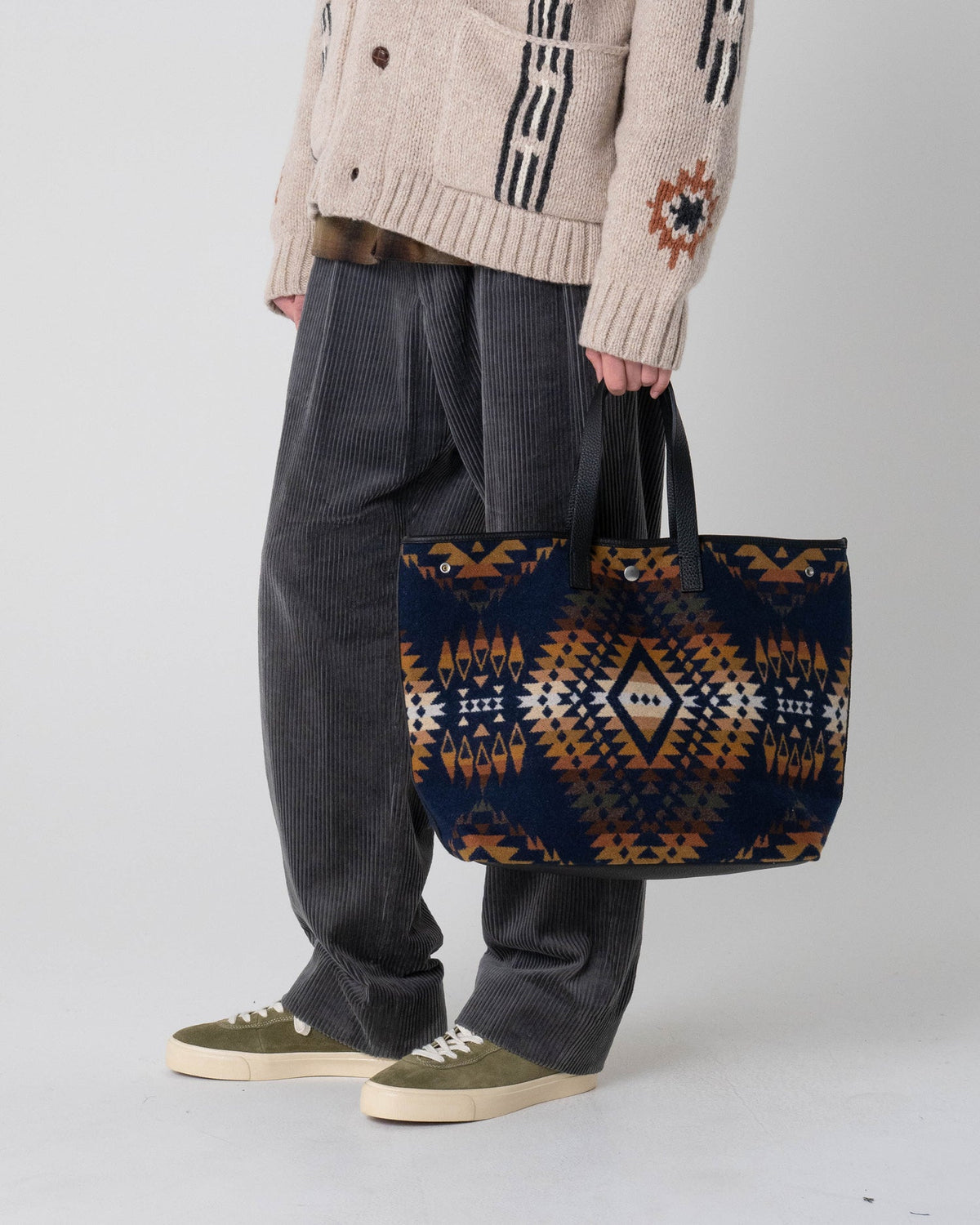 Made for Japan Tote Bag - Navy Trails