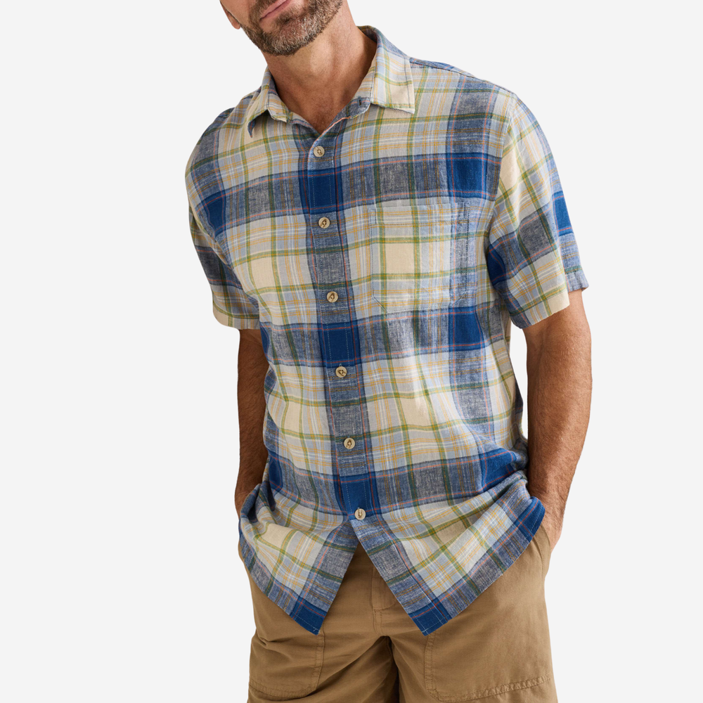 Shoreline Shirt - Blue Multi Plaid