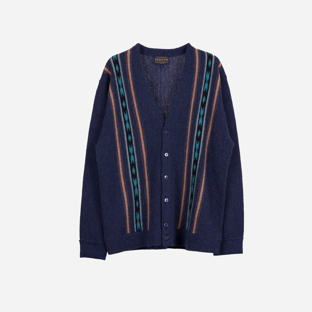 Made for Japan Stripe Cardigan - Navy Rio Bravo