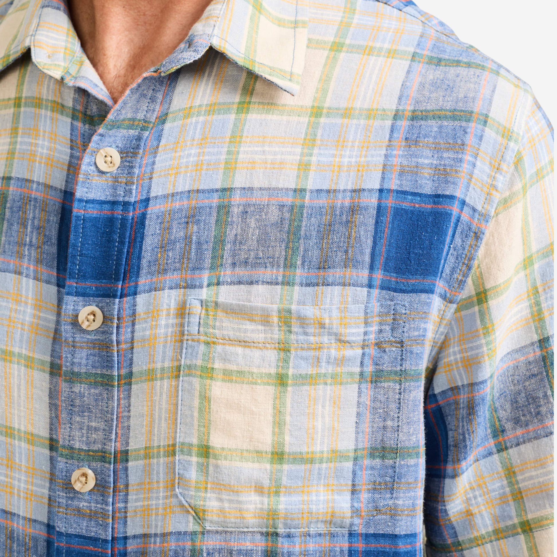 Shoreline Shirt - Blue Multi Plaid