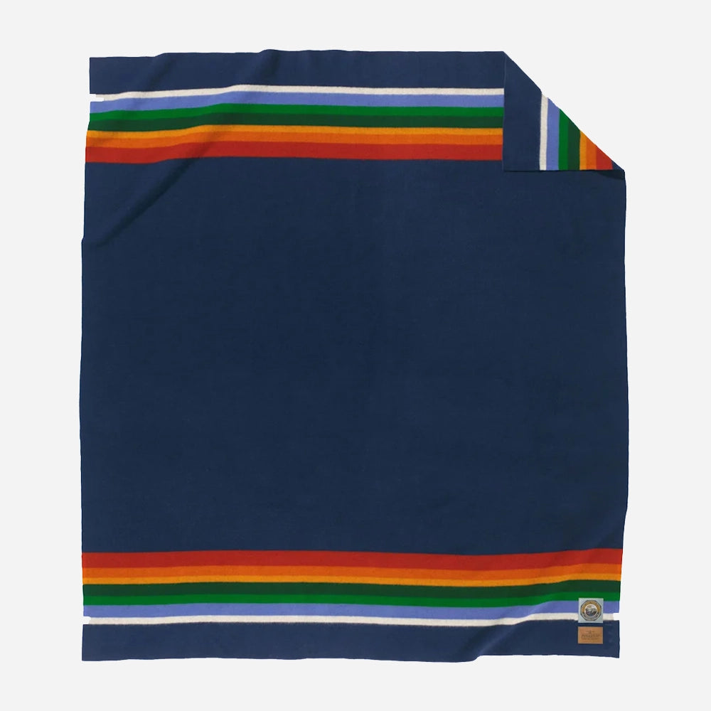 National Park Twin Blanket - Crater Lake Navy