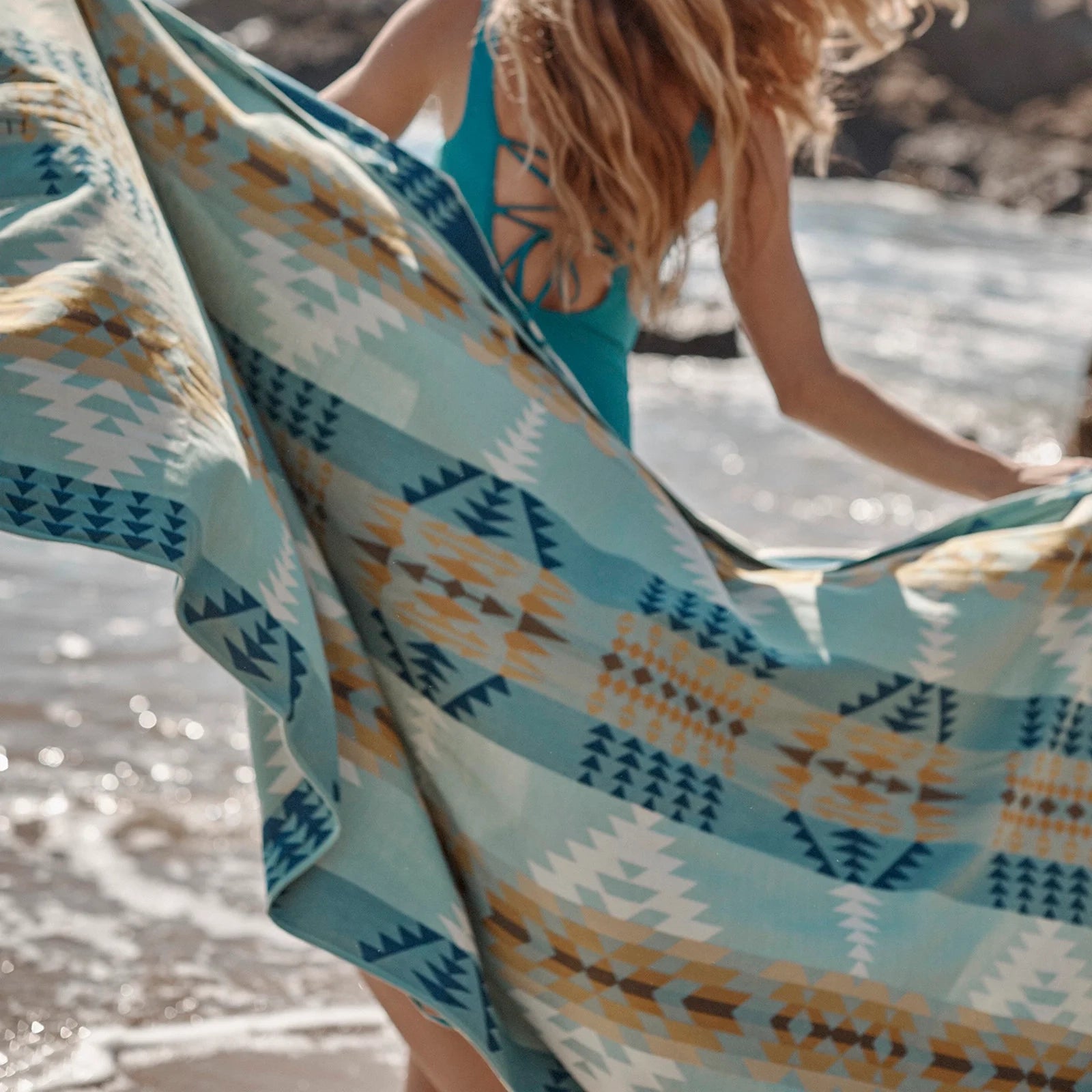 Sunseeker Towel - Rancho Arroyo Aqua