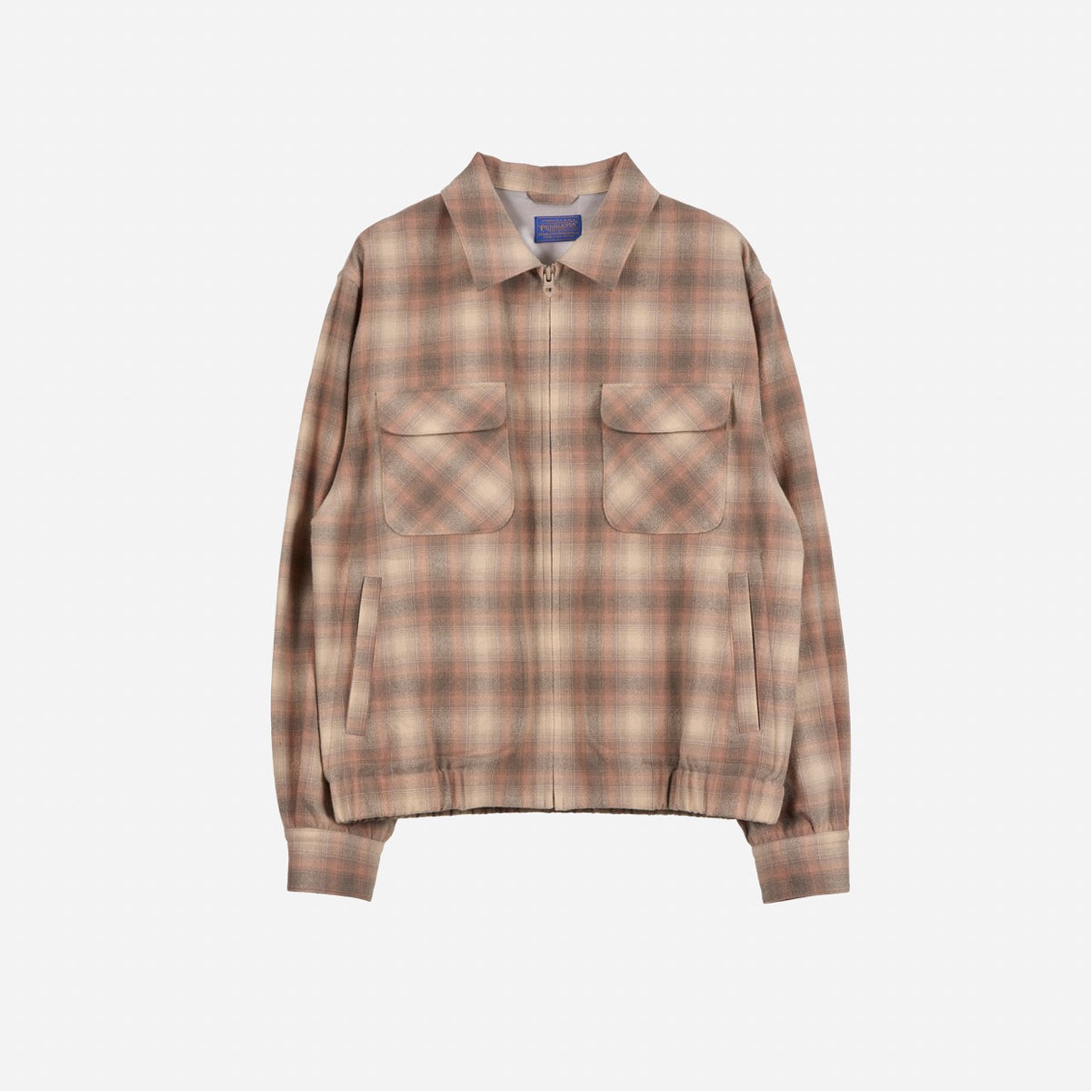Made for Japan Zip Up Jacket - Beige/Rose