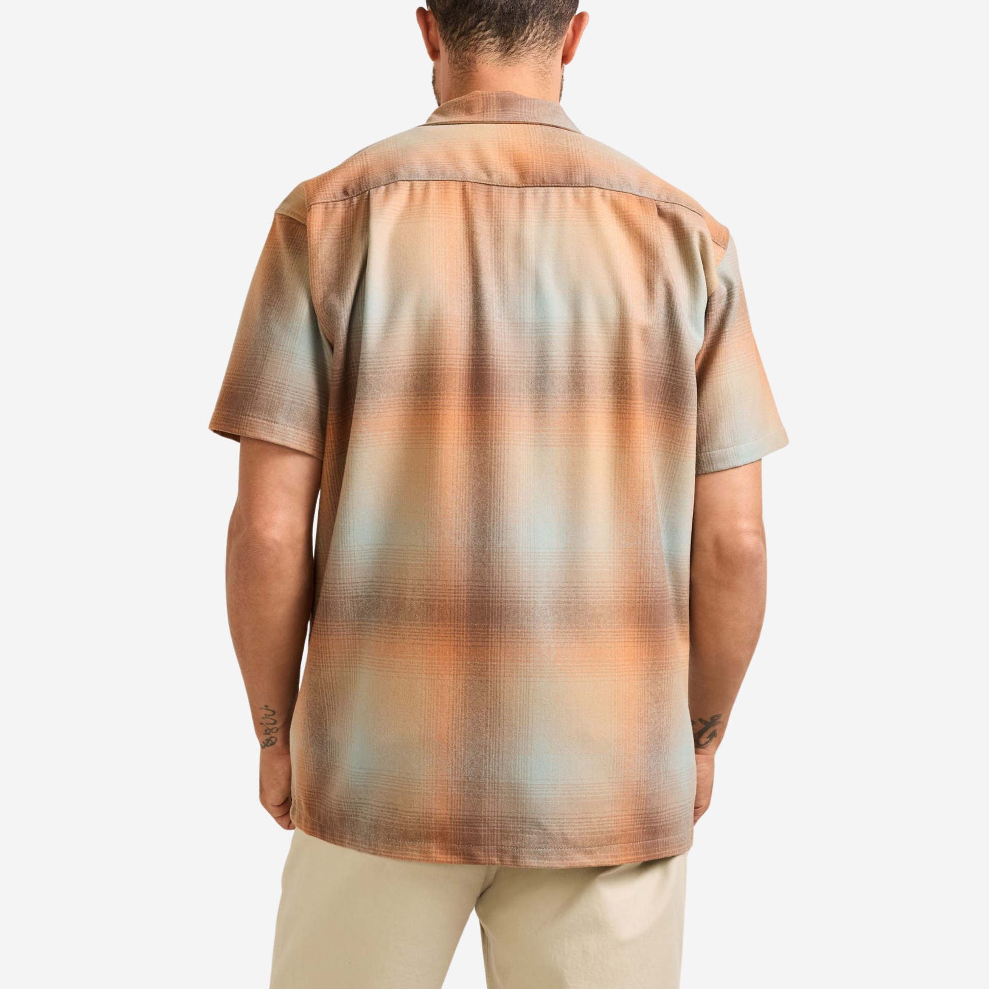 SS Board Shirt -  Tan/Orange Ombre