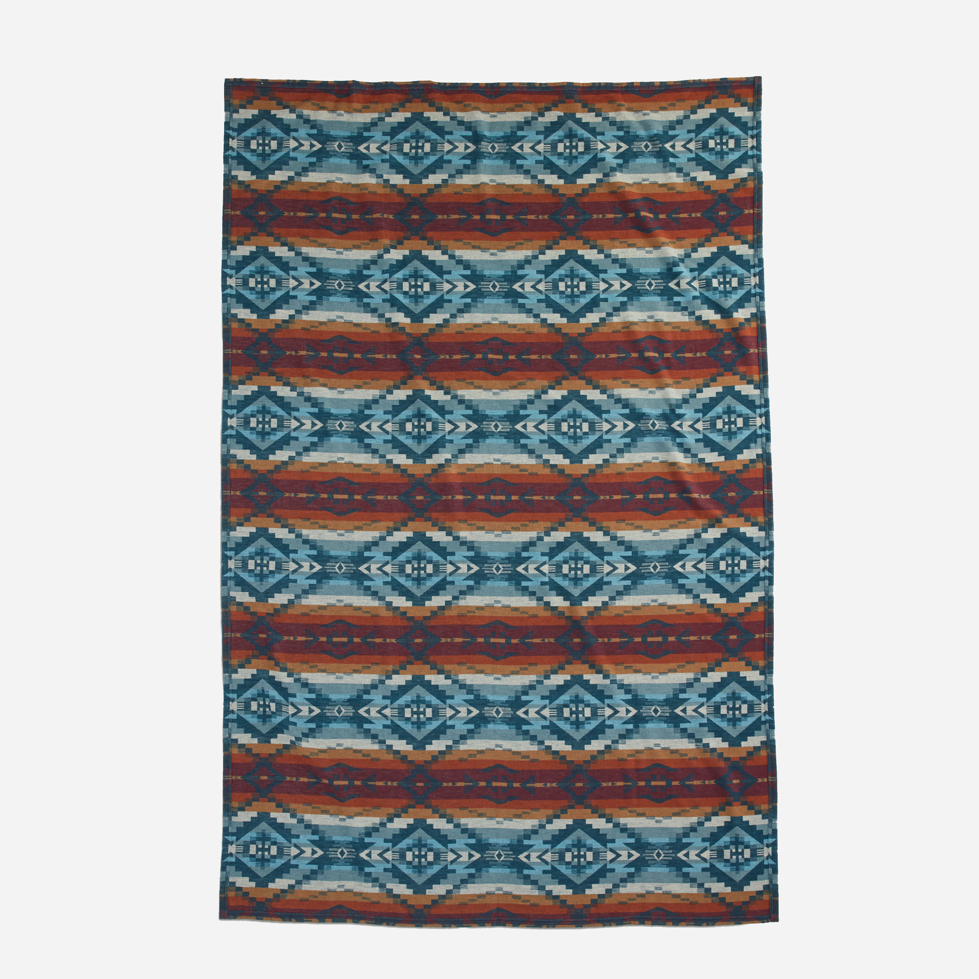 Organic Cotton Jacquard Twin Blanket - Carico Lake Marine