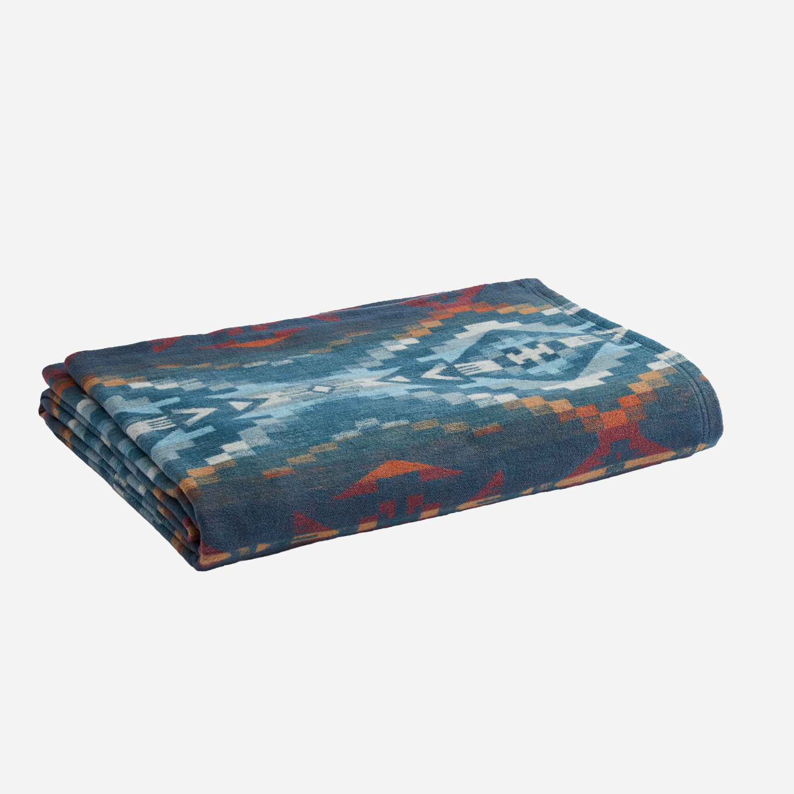 Organic Cotton Jacquard Twin Blanket - Carico Lake Marine