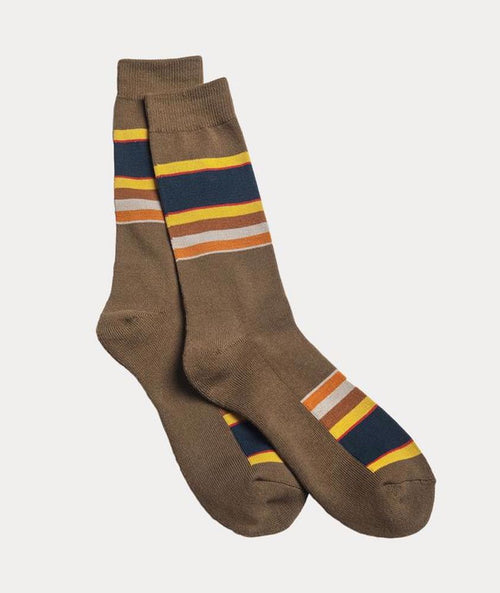 Badlands Stripe Socks - Green