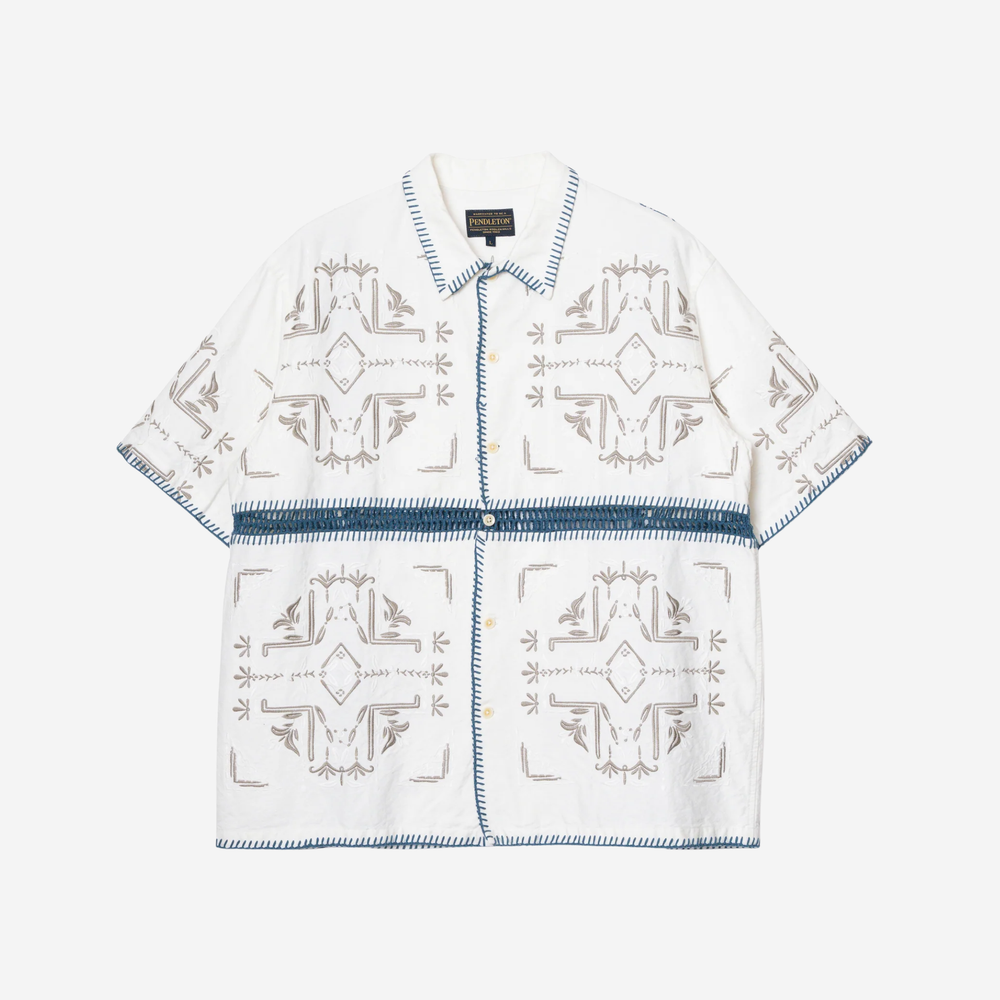 SS Crochet Shirt - Teal