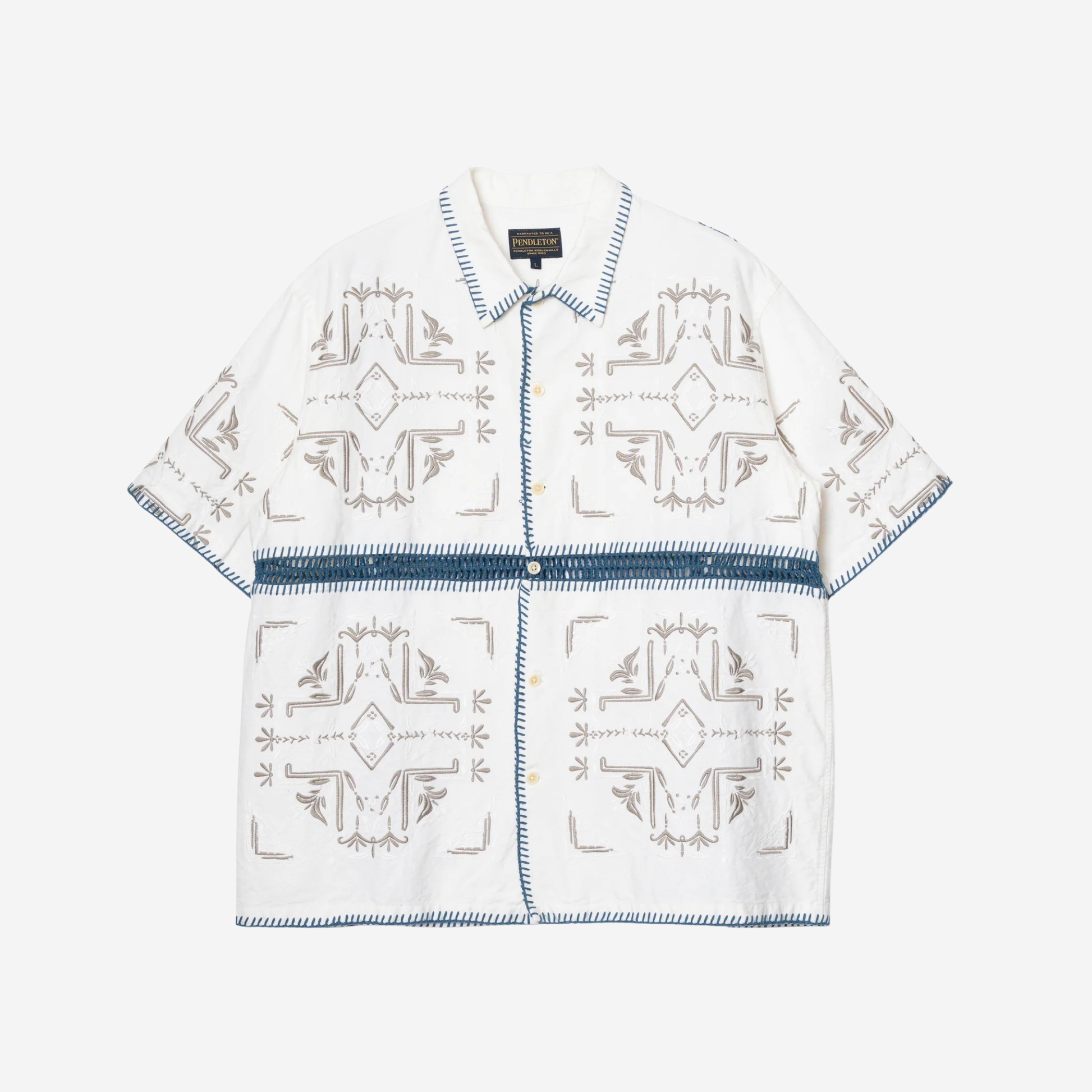 Crochet Shirt S/S - TEAL