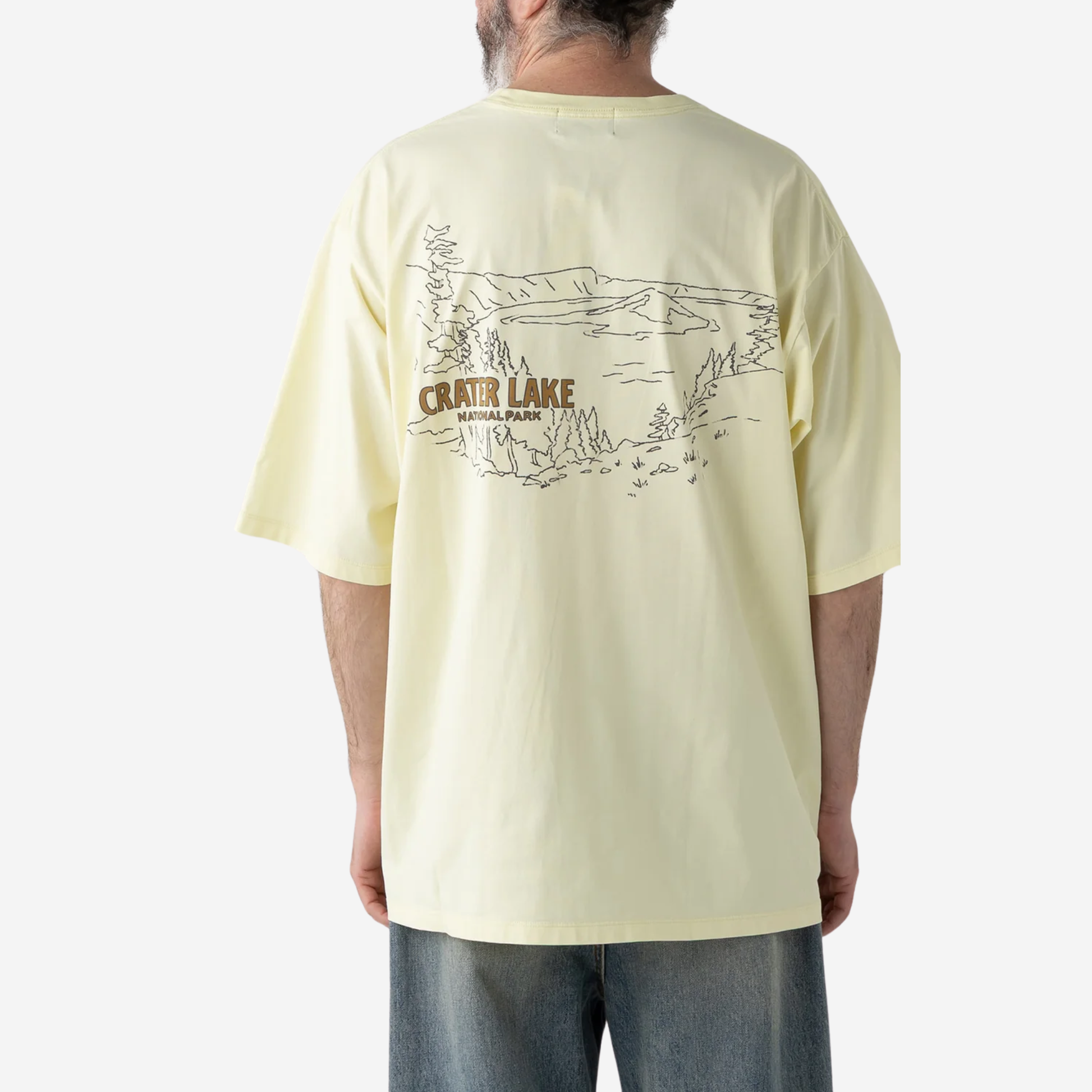 Crater Lake National Park Tee - Lemon