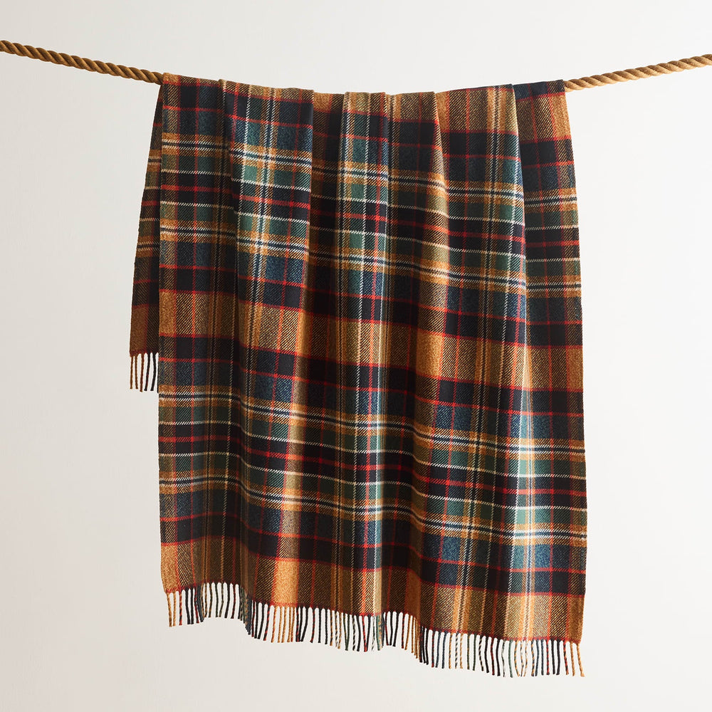 Fireside Throw - Sycamore Gold/Green