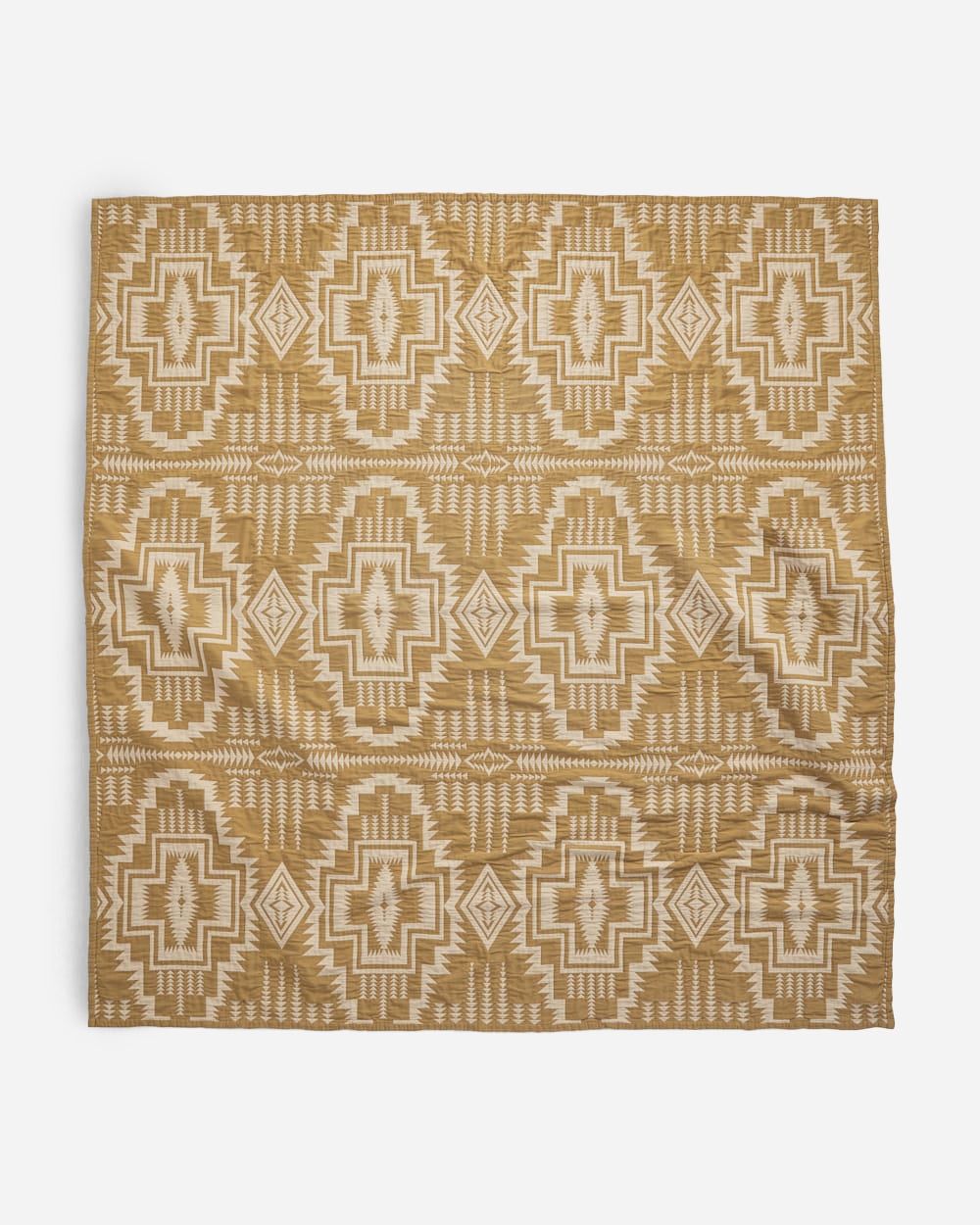 Organic Cotton Matelasse Twin - Harding Star Ochre