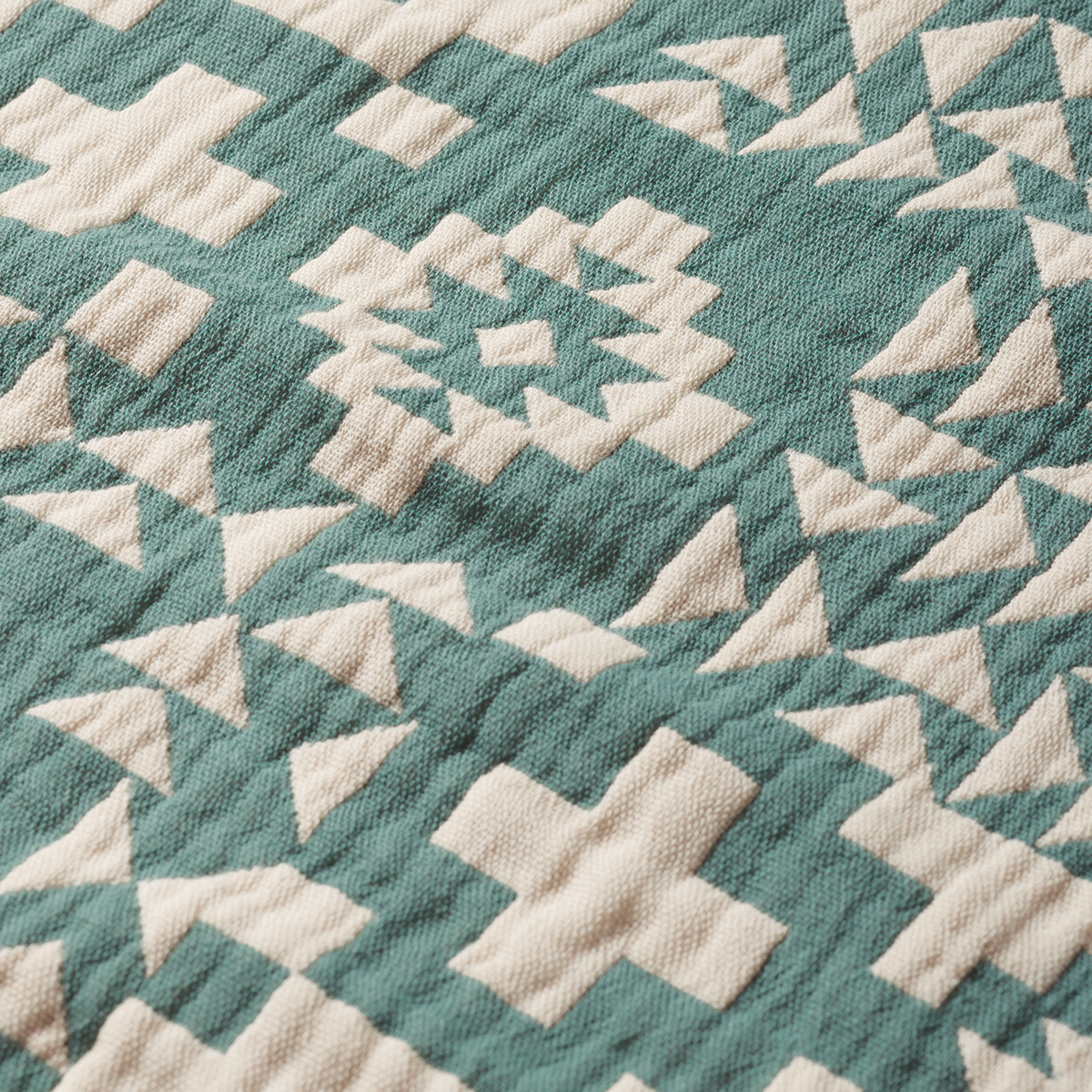Organic Cotton Woven Baby Blanket - Blue Ridge Atlantic
