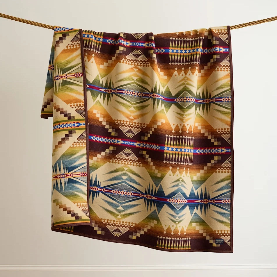 Jacquard Blanket - Mystic Lake