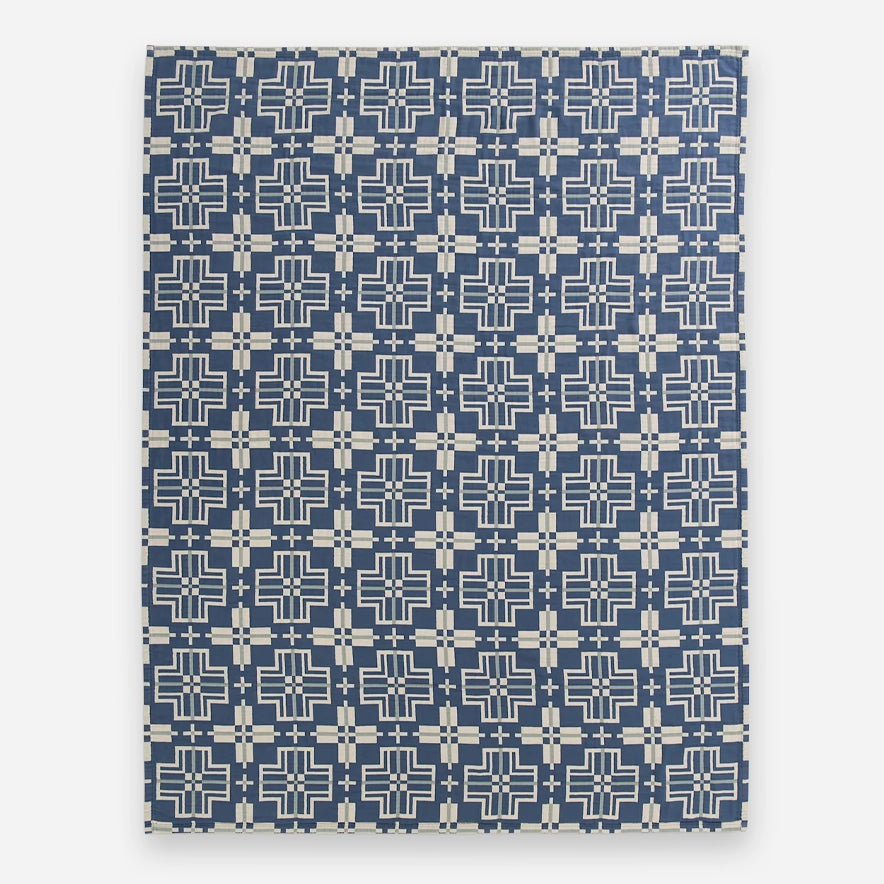 Organic Cotton Matelasse Twin - San Marcos Marine