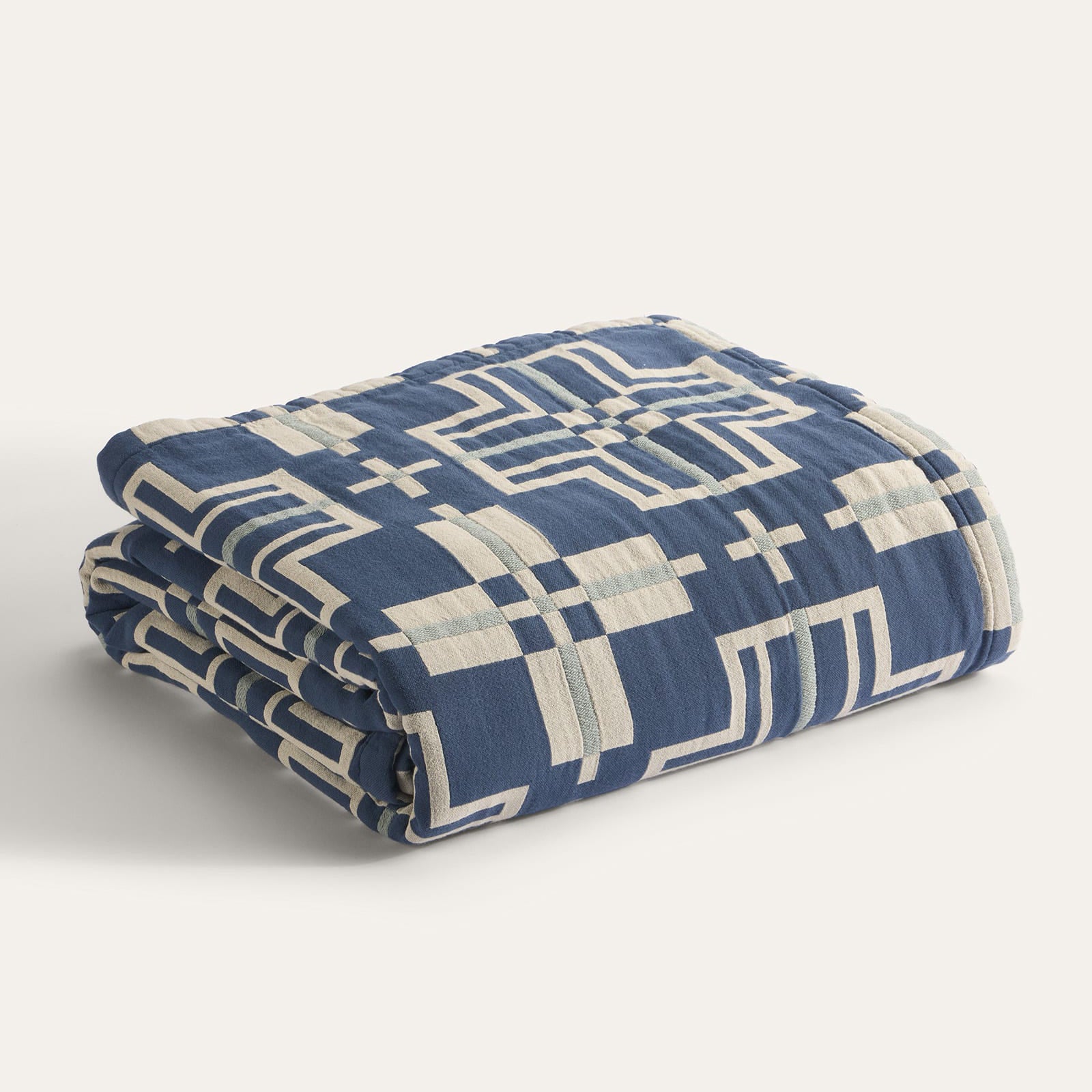 Organic Cotton Matelasse Twin - San Marcos Marine