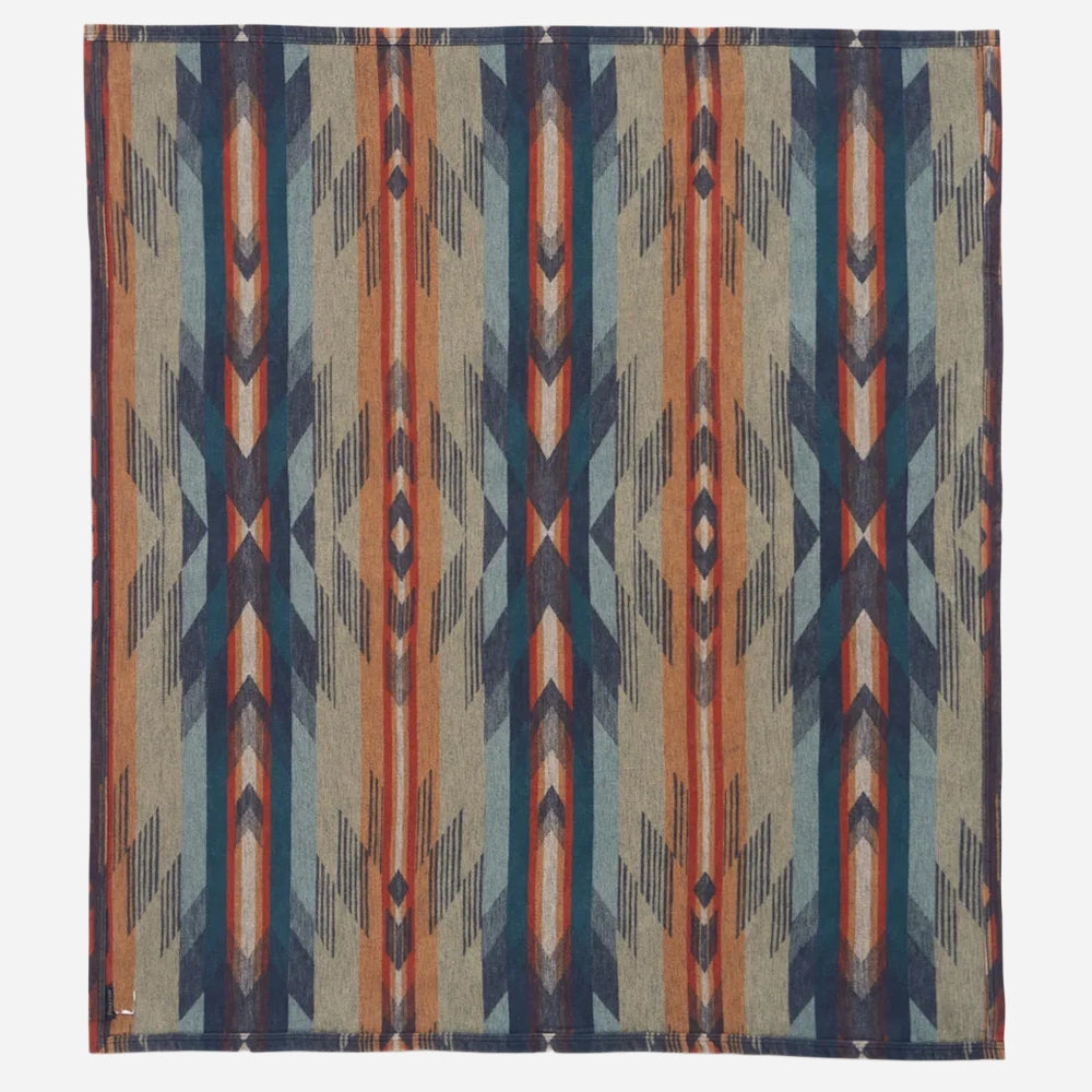 Two Pack Organic Cotton Throw Gift Pack - Wyeth Falls Denim