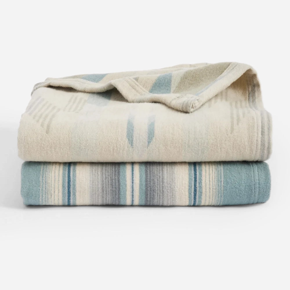 Two Pack Organic Cotton Throw Gift Pack - Wyeth Falls Linen