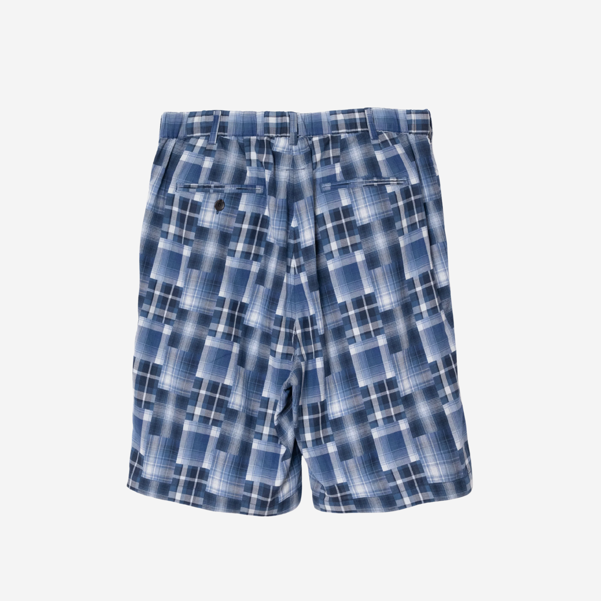 Two-pleat shorts - Indigo
