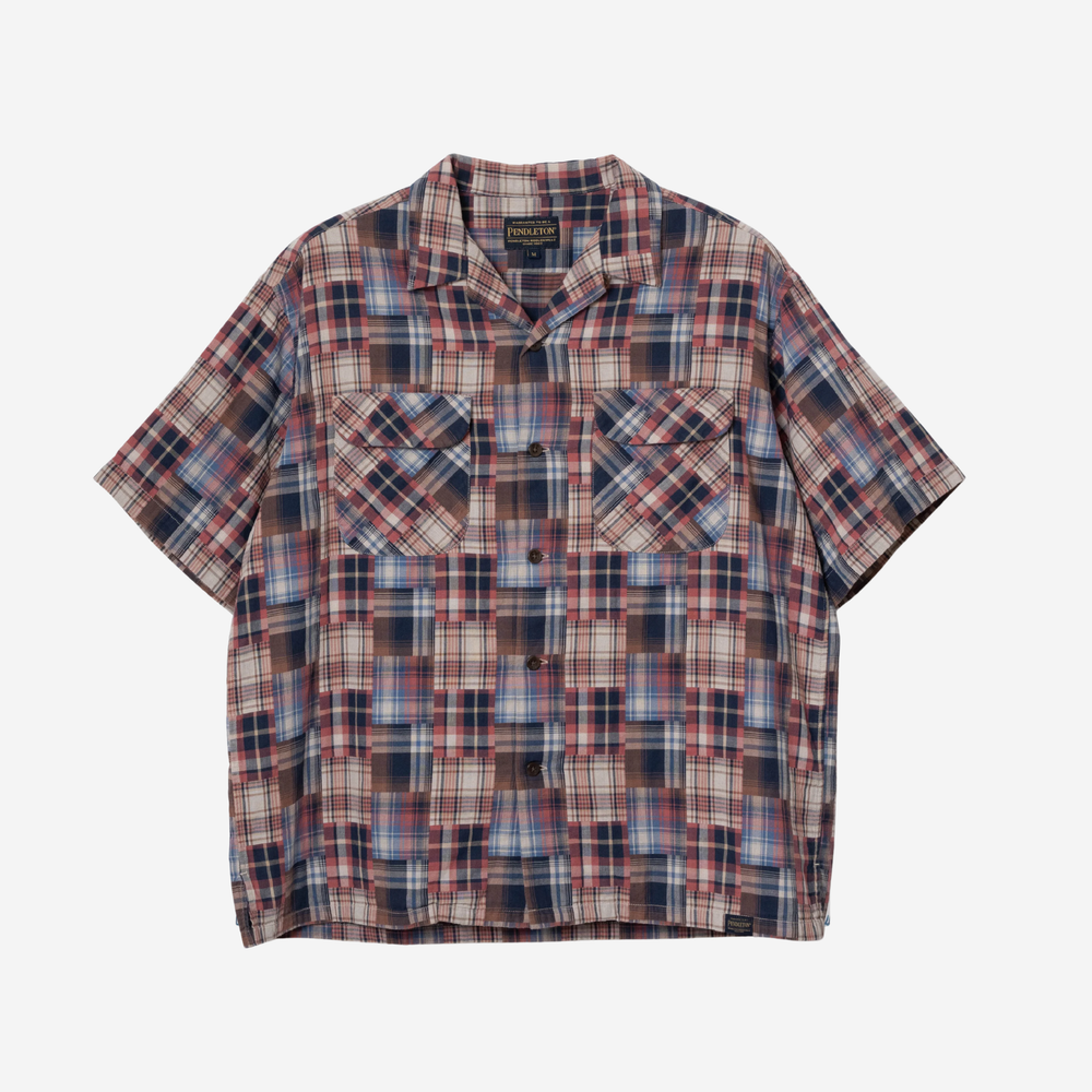 SS Open Collar Shirt - Rose