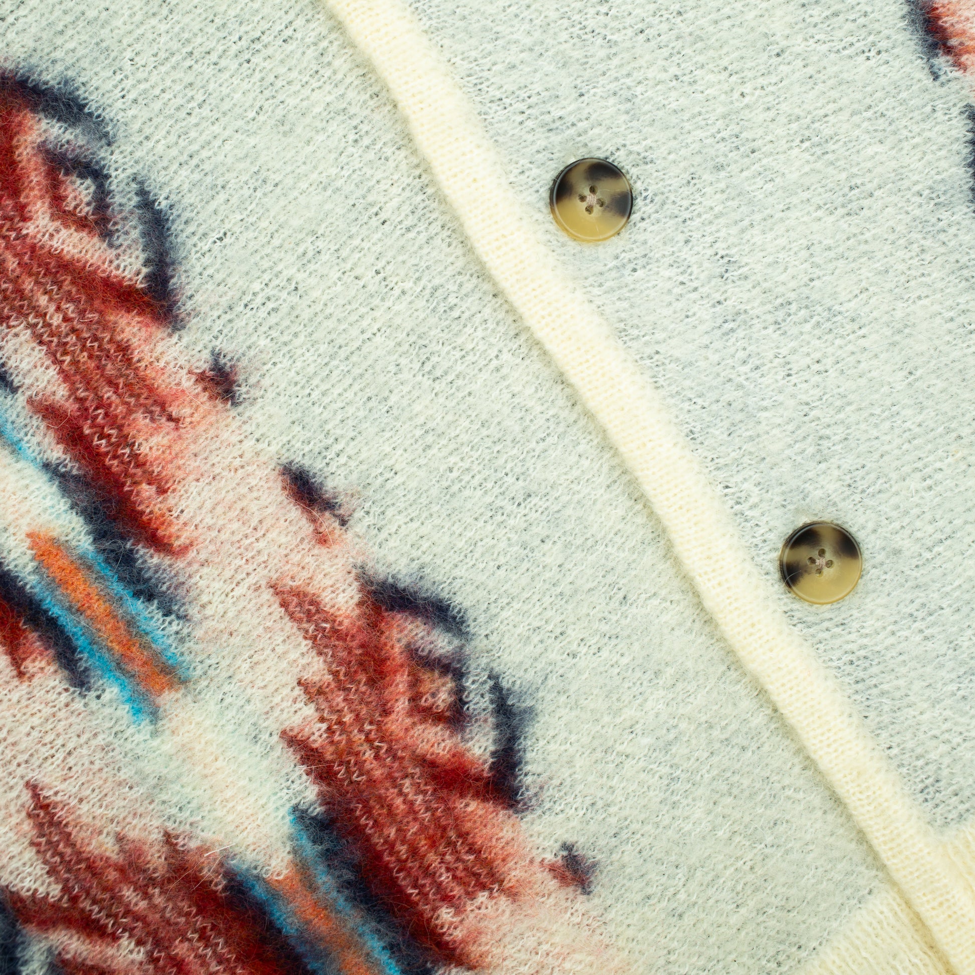 Shaggy Cardigan - Ivory