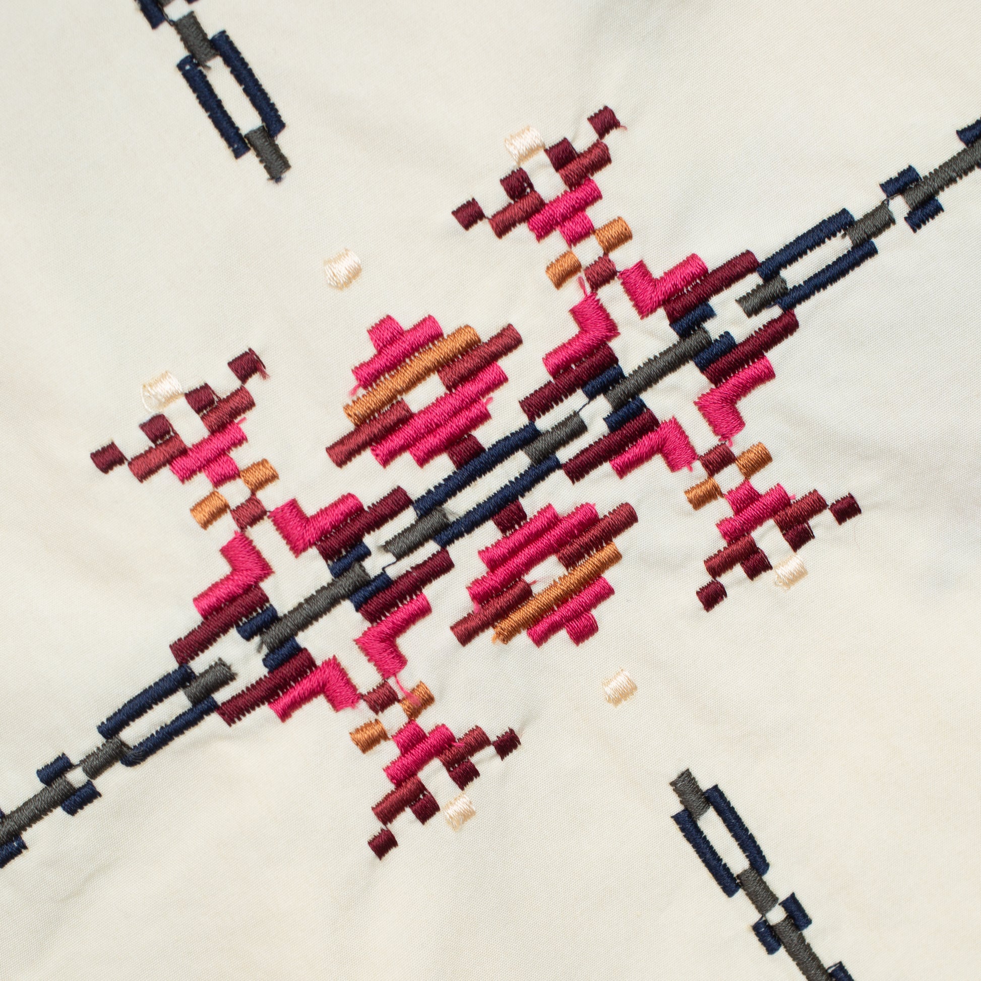 Garment Dye EMB Shirt - Ivory