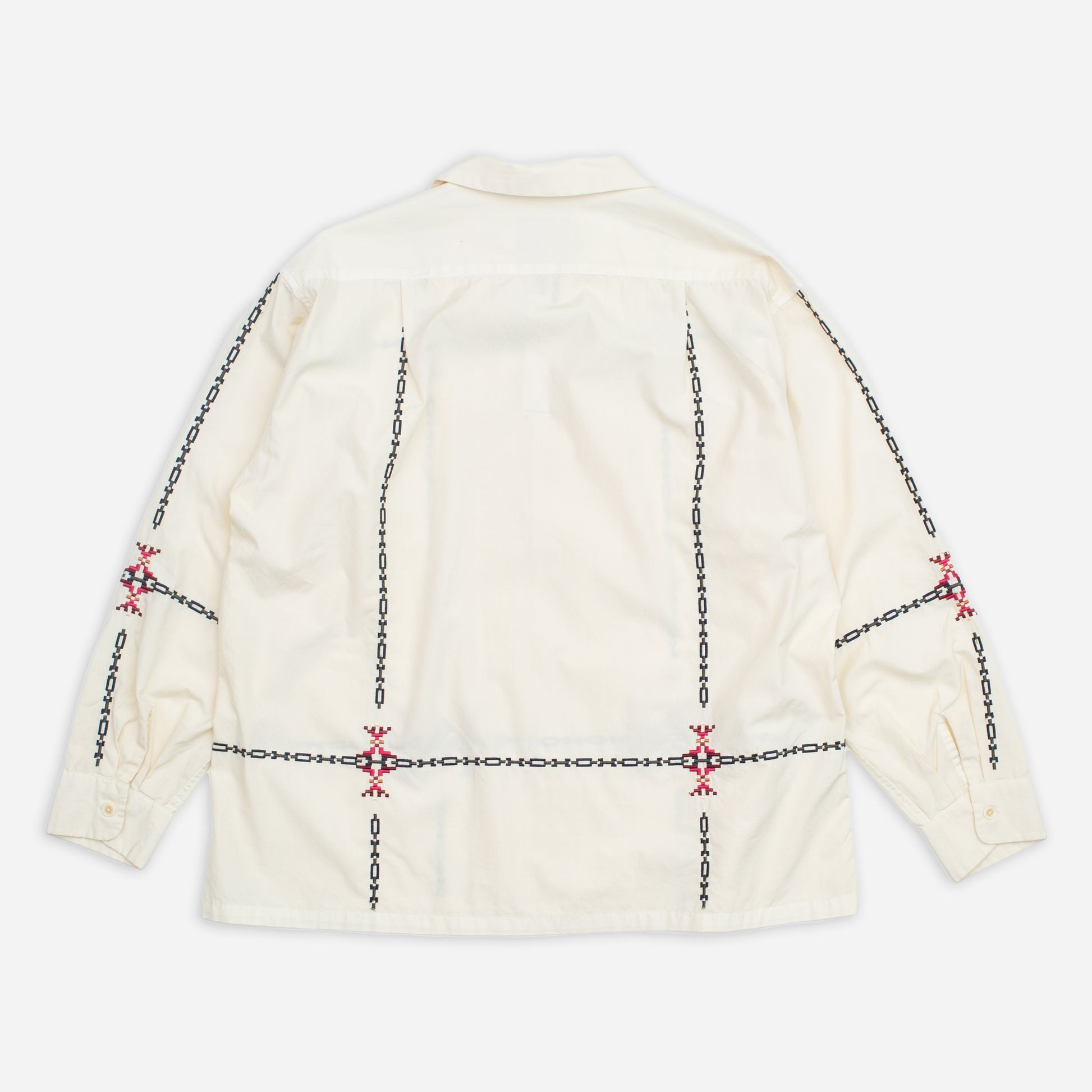 Garment Dye EMB Shirt - Ivory