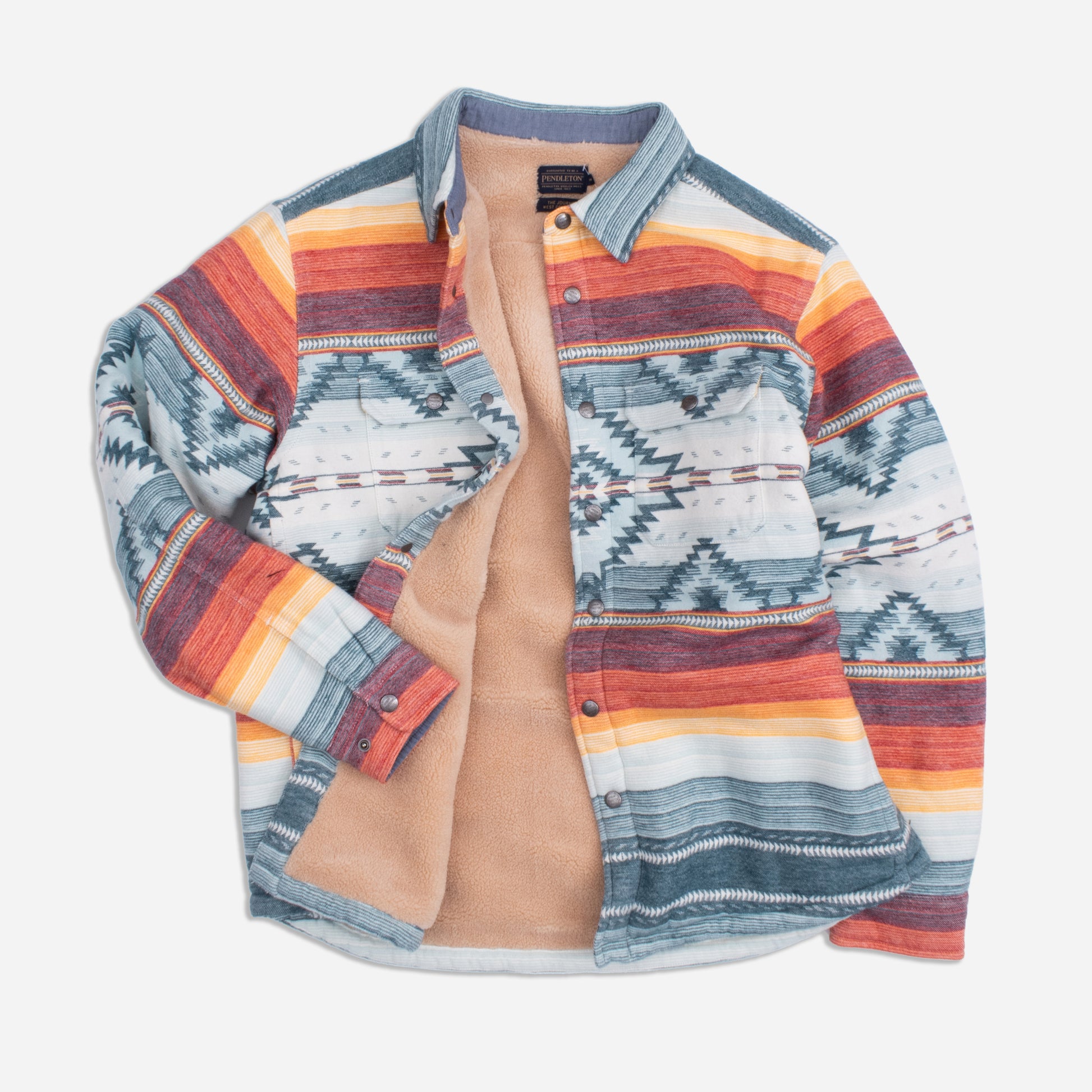 Bay City Sherpa Jacket  - Saltillo Stripe