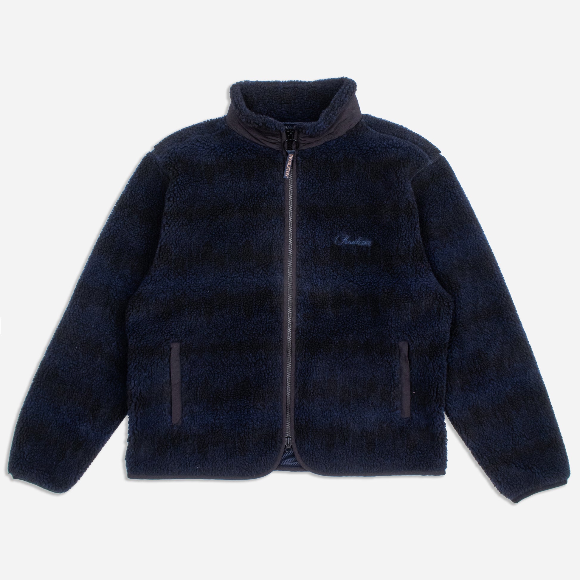 Jacquard Sherpa Fleece Jacket - Skywalkers Navy