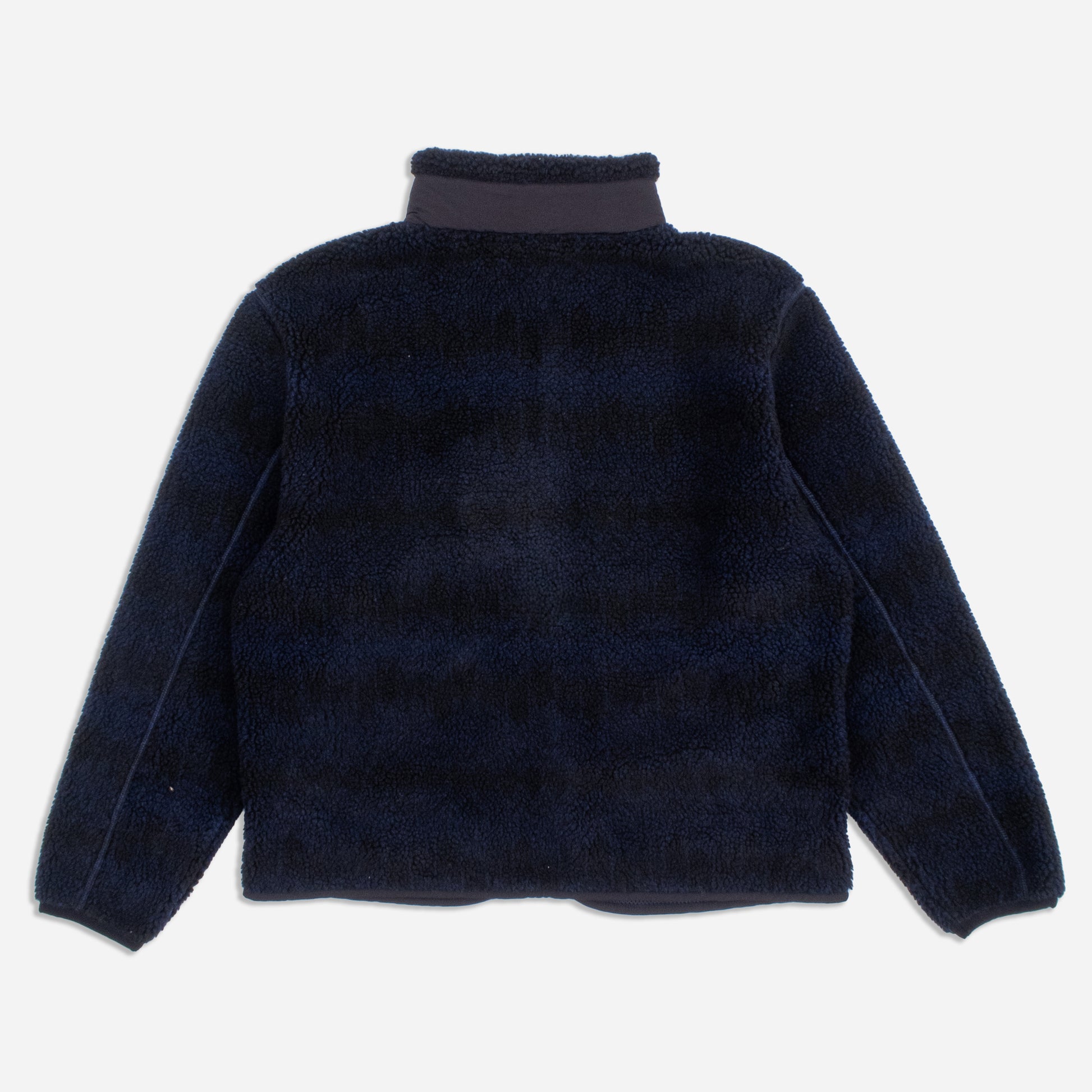 Jacquard Sherpa Fleece Jacket - Skywalkers Navy